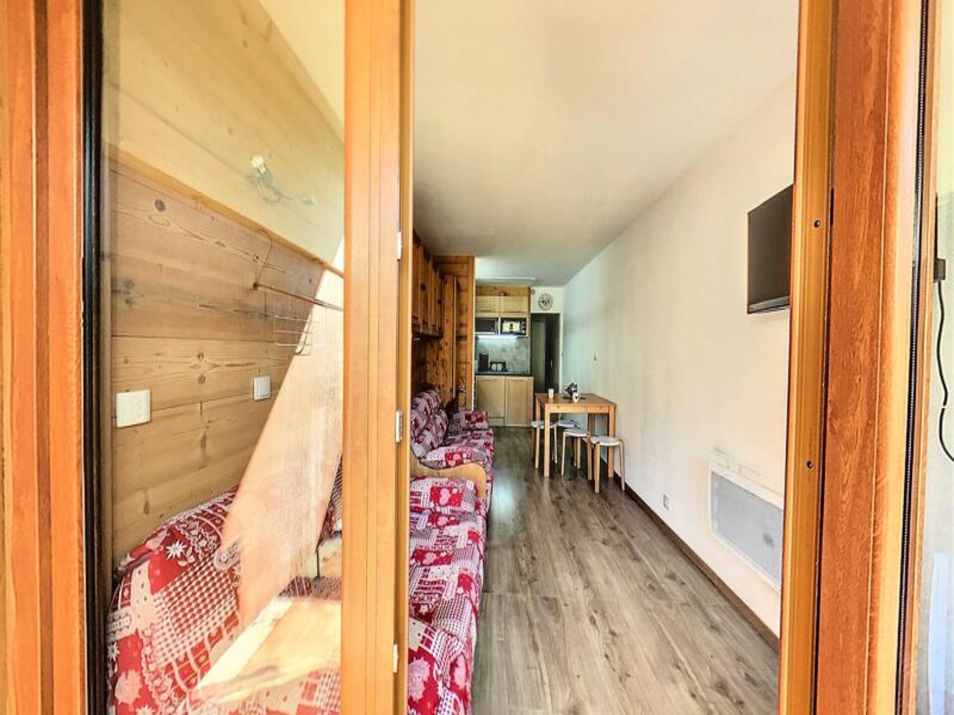 Studio op de piste in Villarembert met zwembad en zuidbalkon - foto 18