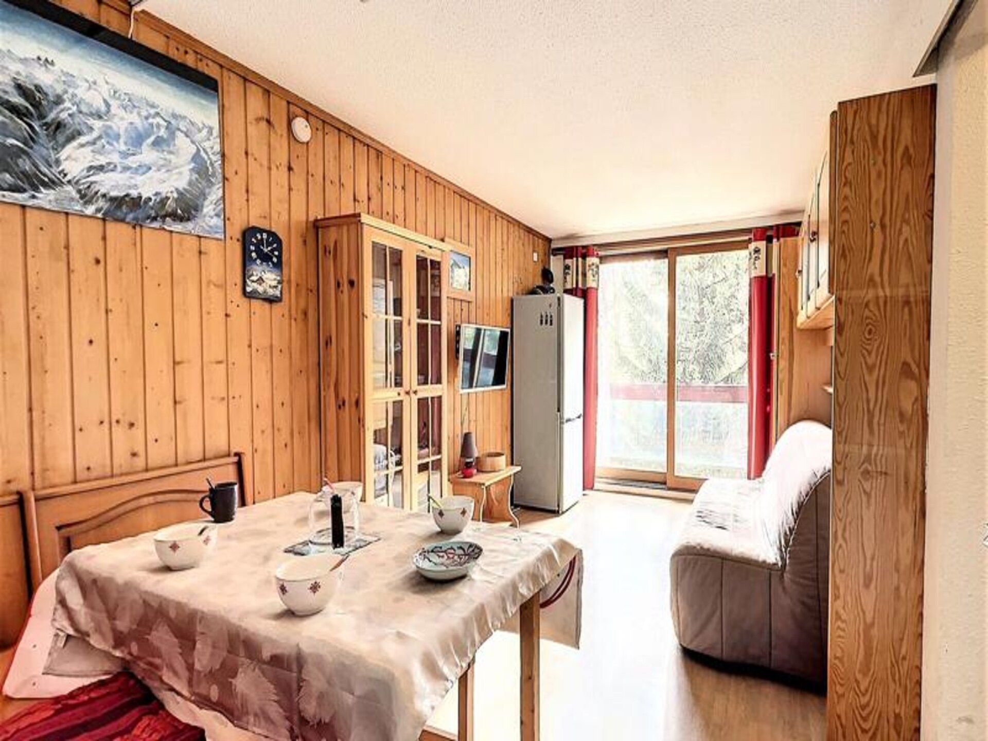 Studio met balkon op het zuiden, ski-in/ski-out aan de voet van de piste - foto 11