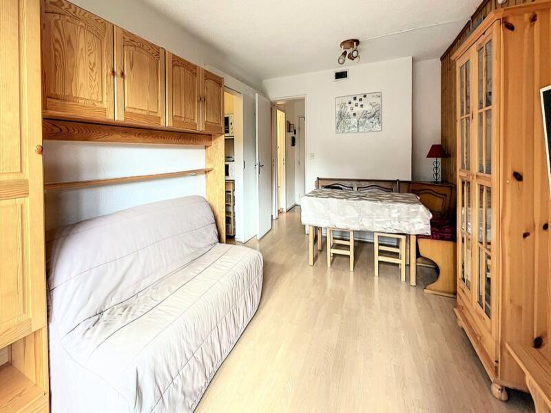 Studio met balkon op het zuiden, ski-in/ski-out aan de voet van de piste - foto 15