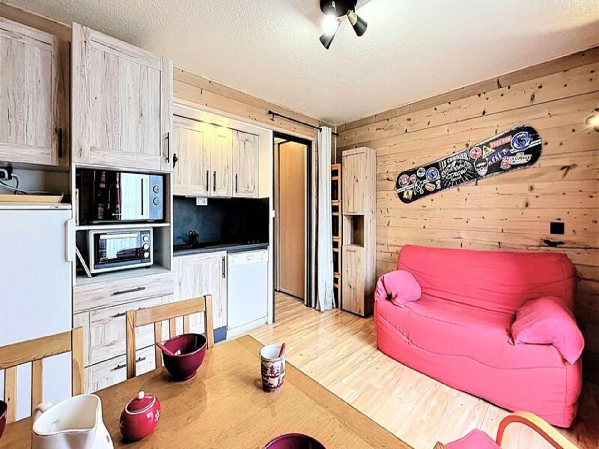 Résidence Zodiaque: Ski-in/ski-out appartement voor 6 in Villarembert - foto 11