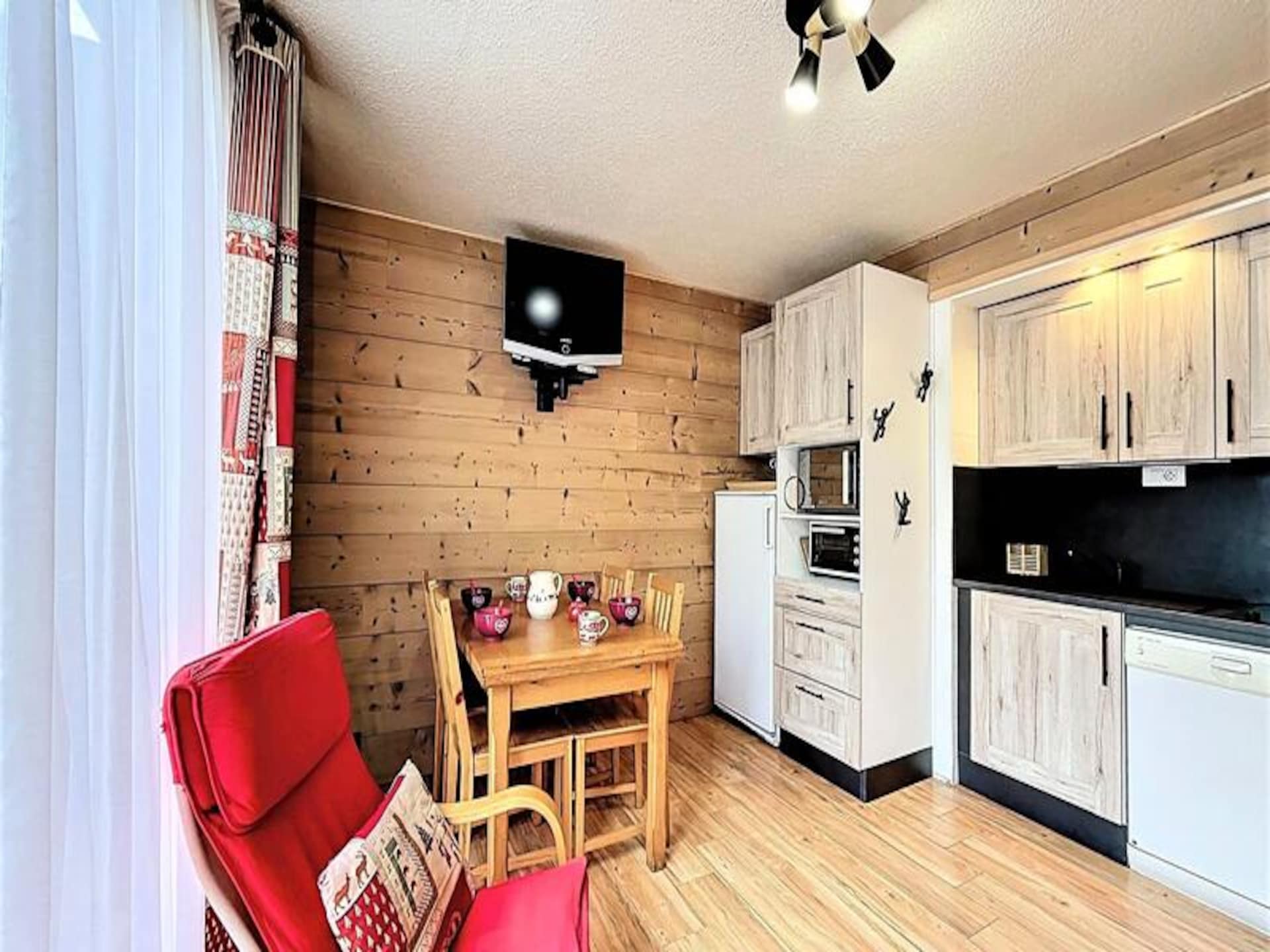Résidence Zodiaque: Ski-in/ski-out appartement voor 6 in Villarembert - foto 12