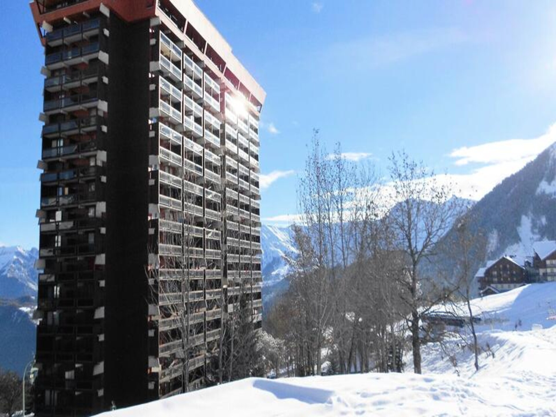 Studio met balkon en uitzicht, direct aan de piste in Villarembert - foto 6