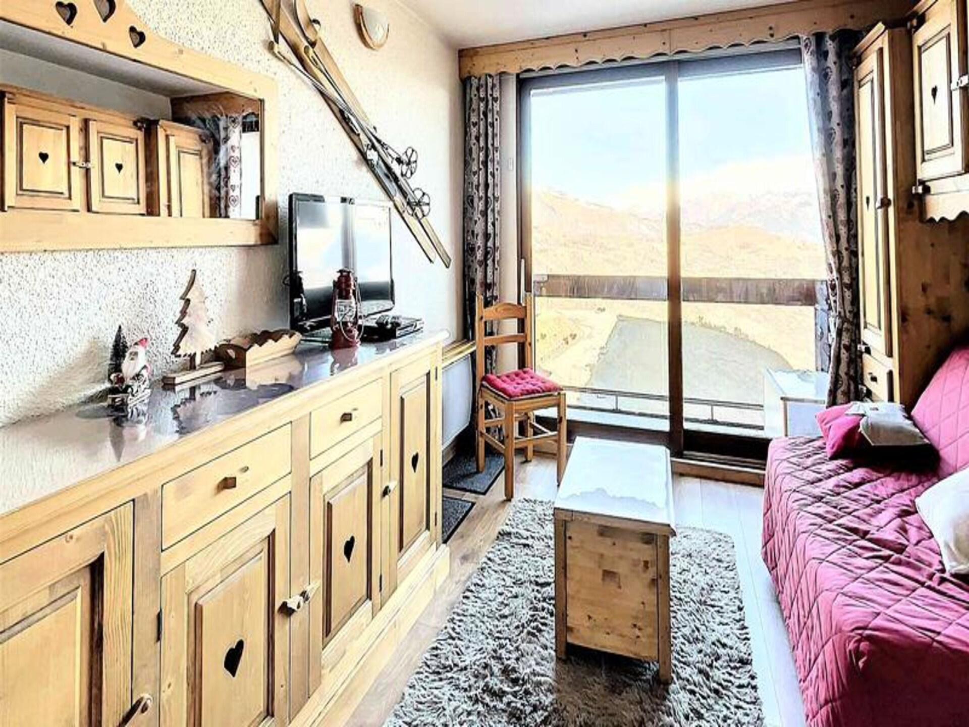 Studio met balkon en uitzicht, direct aan de piste in Villarembert - foto 11
