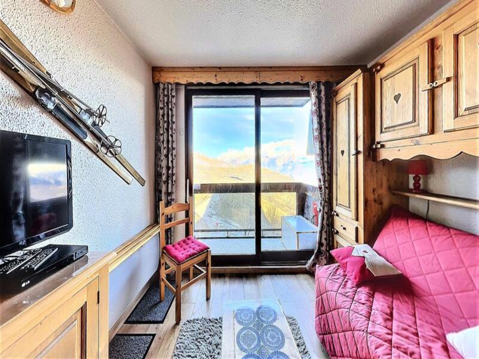 Studio met balkon en uitzicht, direct aan de piste in Villarembert - foto 12