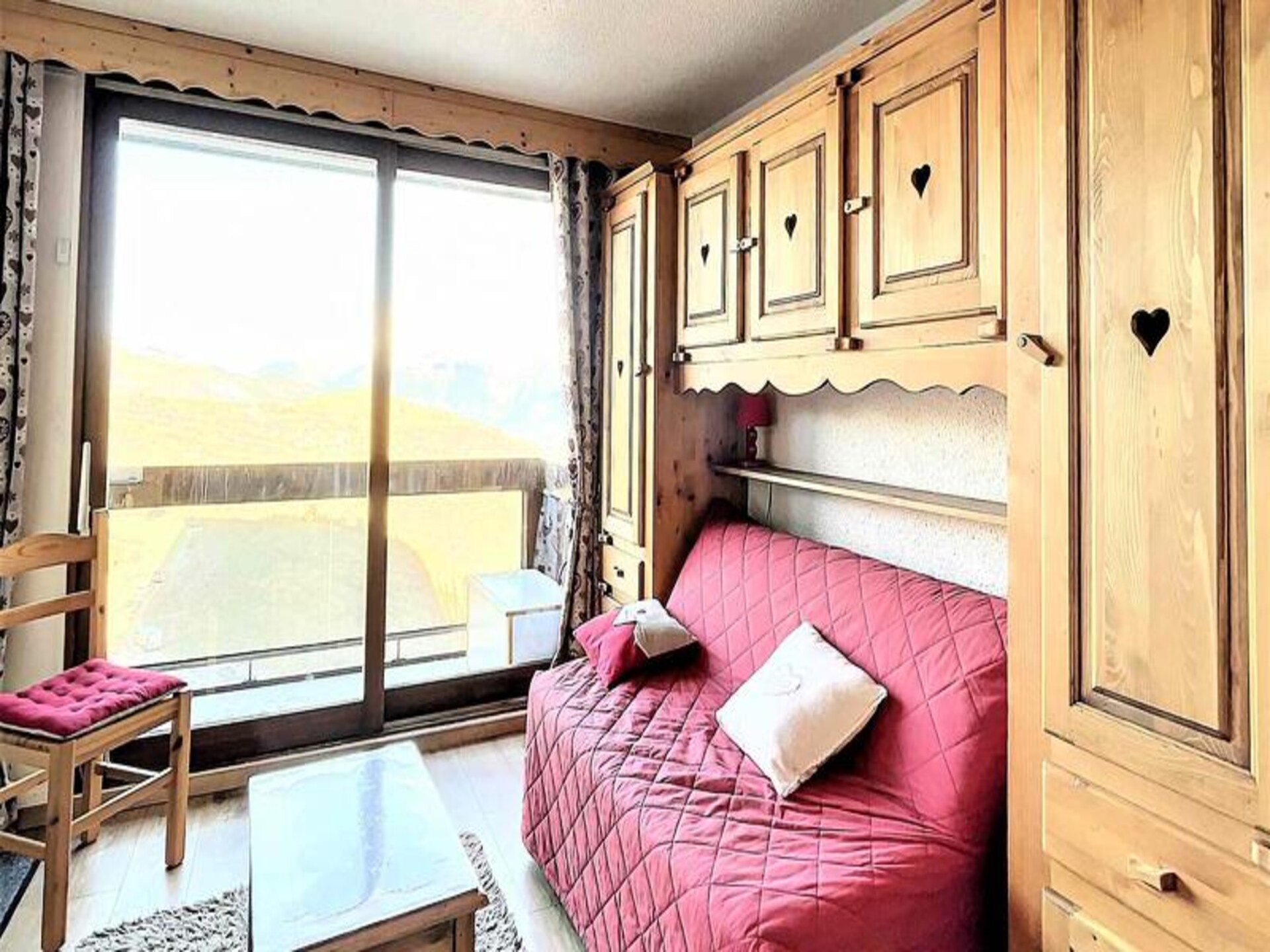 Studio met balkon en uitzicht, direct aan de piste in Villarembert - foto 13