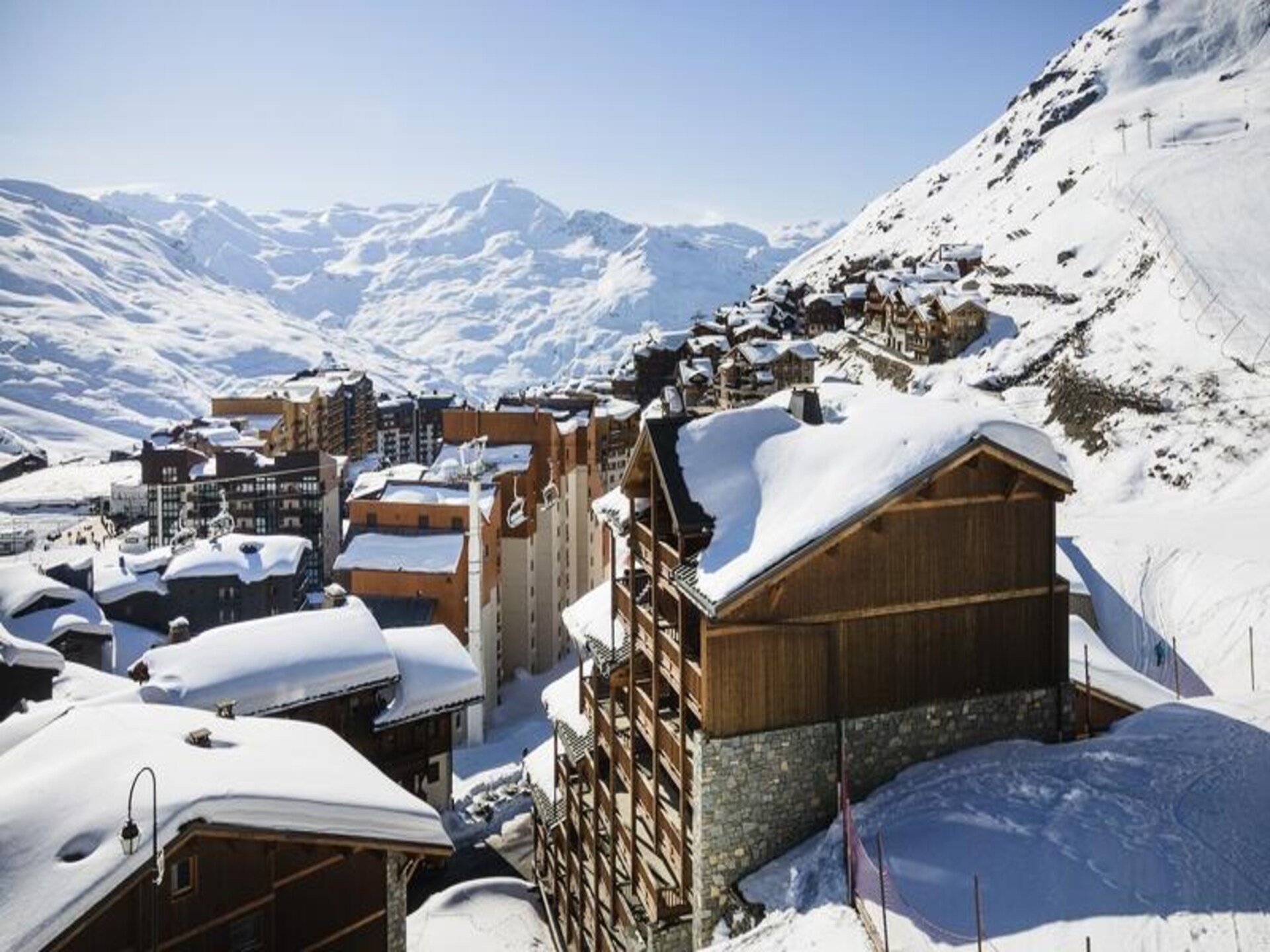 Chalet des Neiges: 6-persoons appartement direct aan de piste in Val Thorens - foto 6