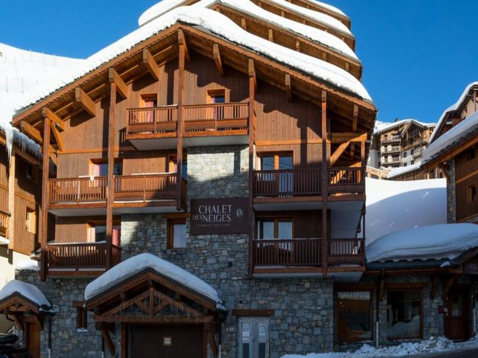 Chalet des Neiges: 6-persoons appartement direct aan de piste in Val Thorens - foto 9