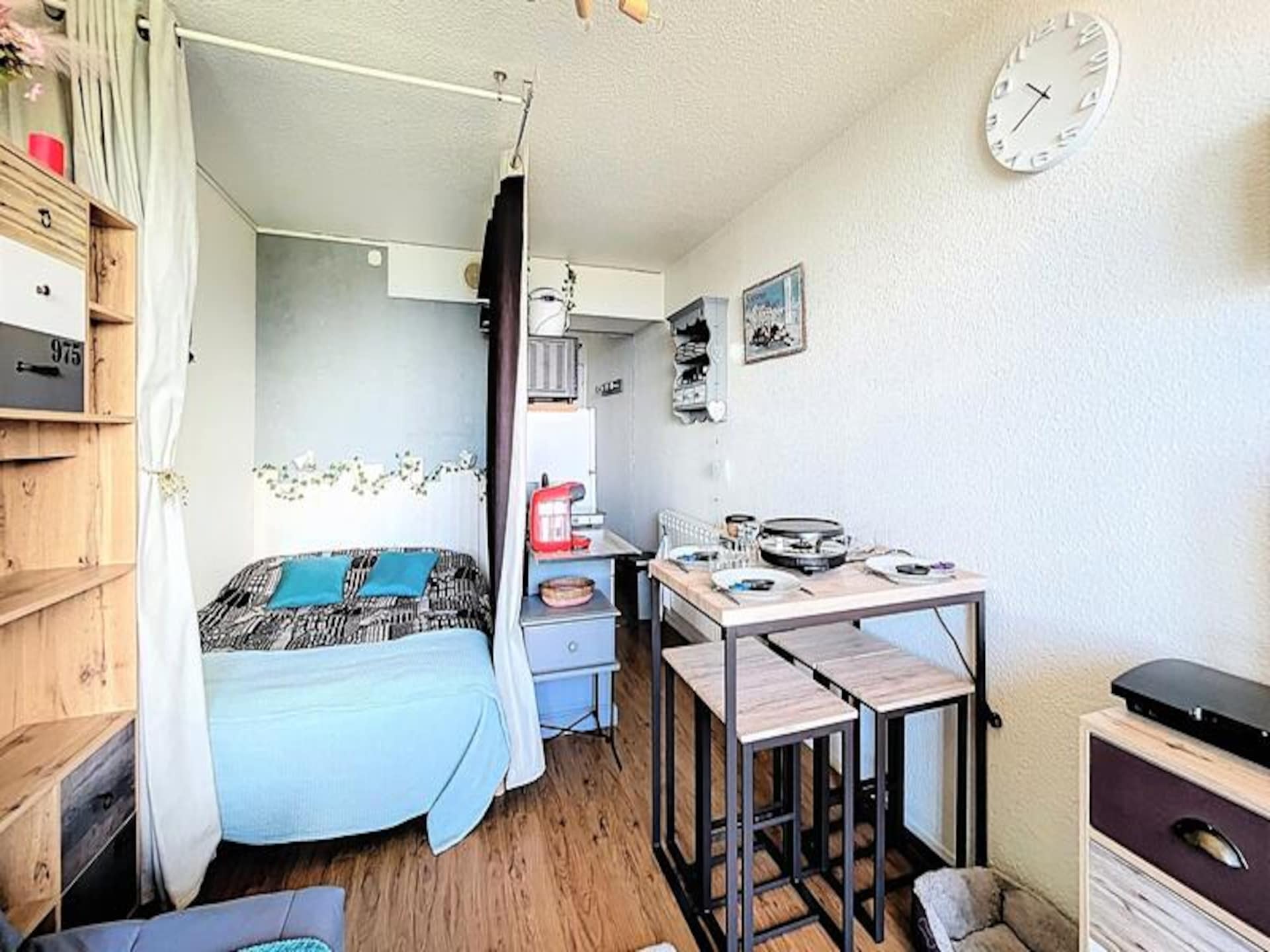 Knusse studio op de 18e verdieping met balkon en directe piste-toegang in Villarembert - foto 13