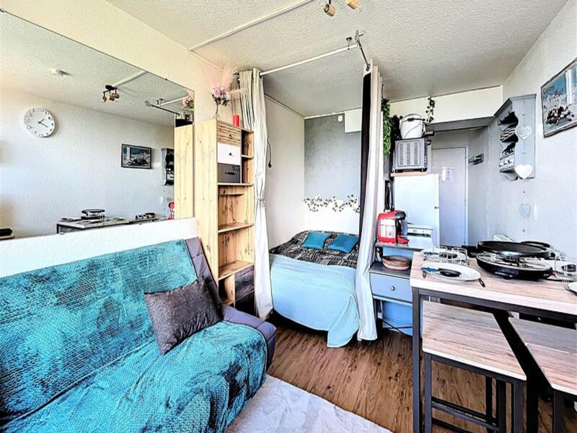 Knusse studio op de 18e verdieping met balkon en directe piste-toegang in Villarembert - foto 14