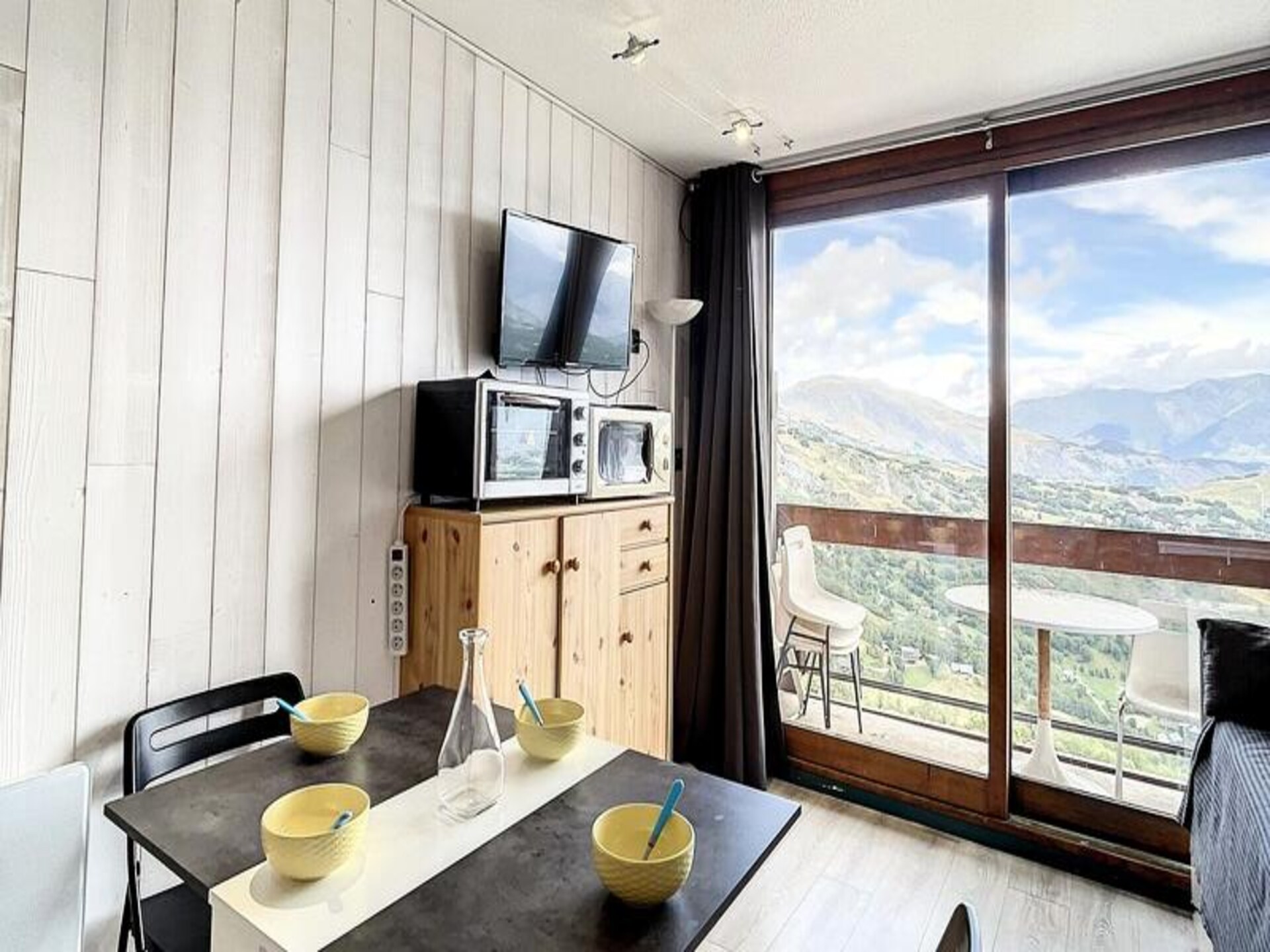 Knusse studio op 19e verdieping met zwembad en ski-in/ski-out in Villarembert - foto 9