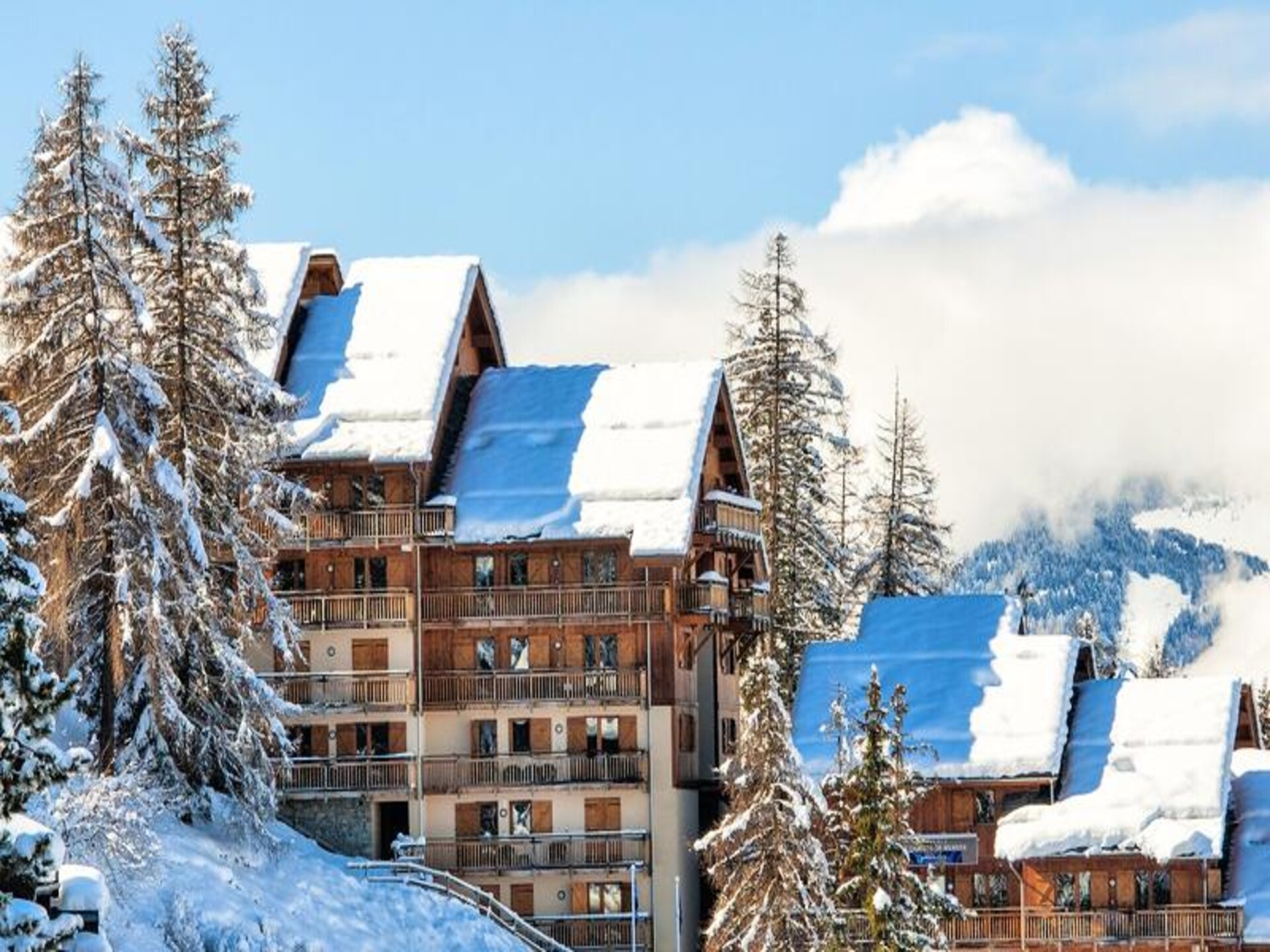 Bergappartement 4p in Montchavin-La Plagne met zwembad, sauna en balkon - foto 1