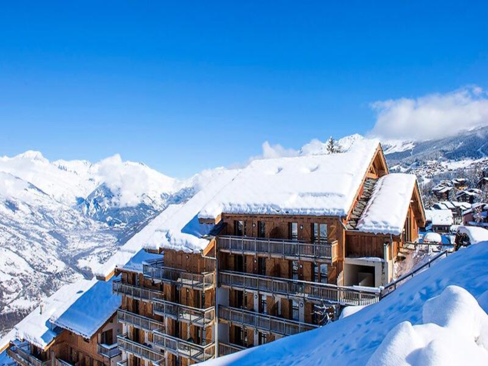 Bergappartement 4p in Montchavin-La Plagne met zwembad, sauna en balkon - foto 15