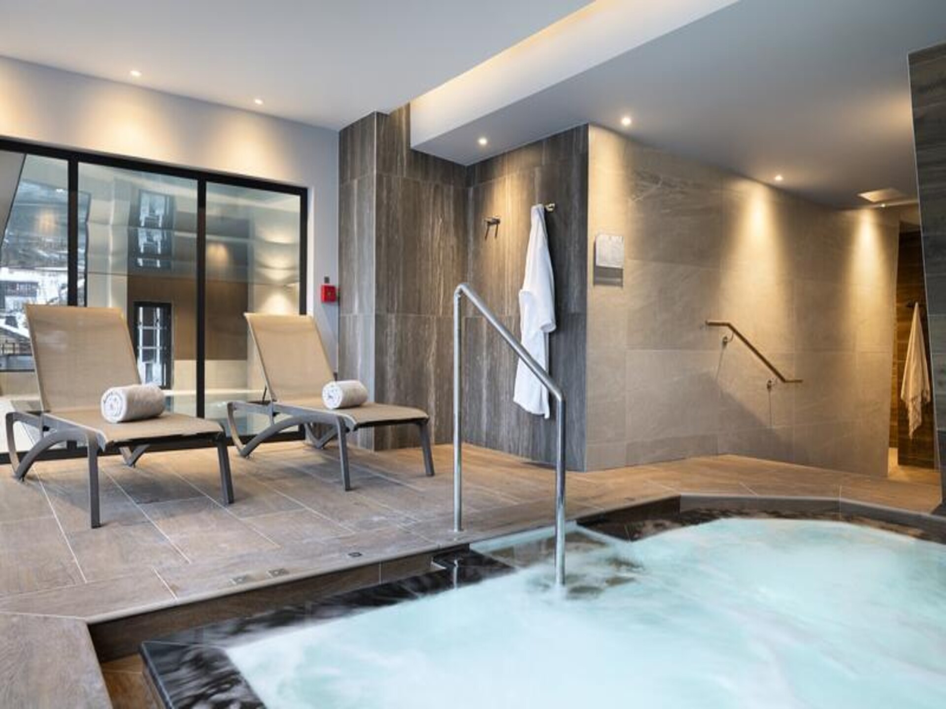 Ruim appartement voor 6 personen in Les Contamines-Montjoie met zwembad en spa - foto 9