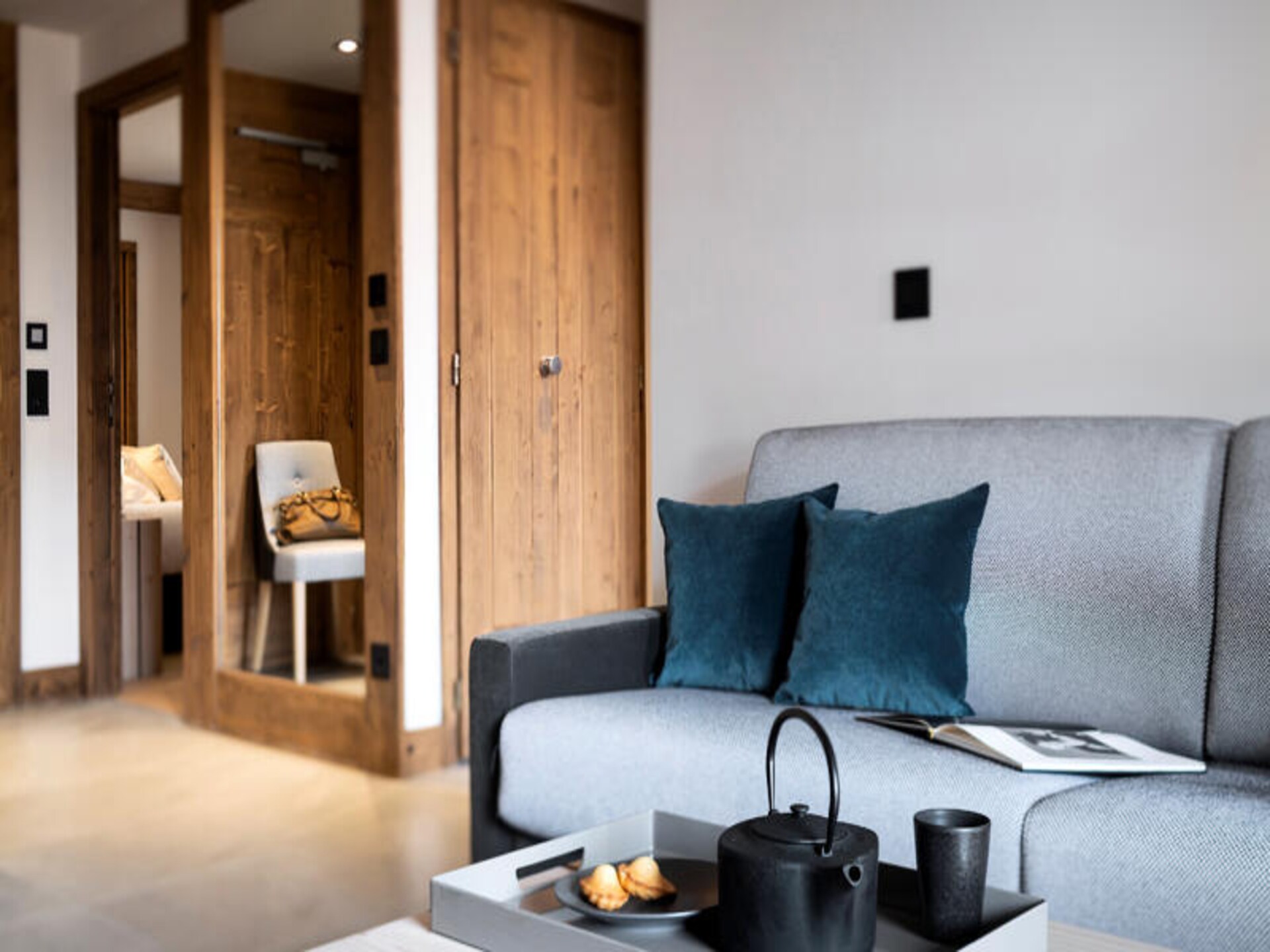 Ruim appartement voor 6 personen in Les Contamines-Montjoie met zwembad en spa - foto 19