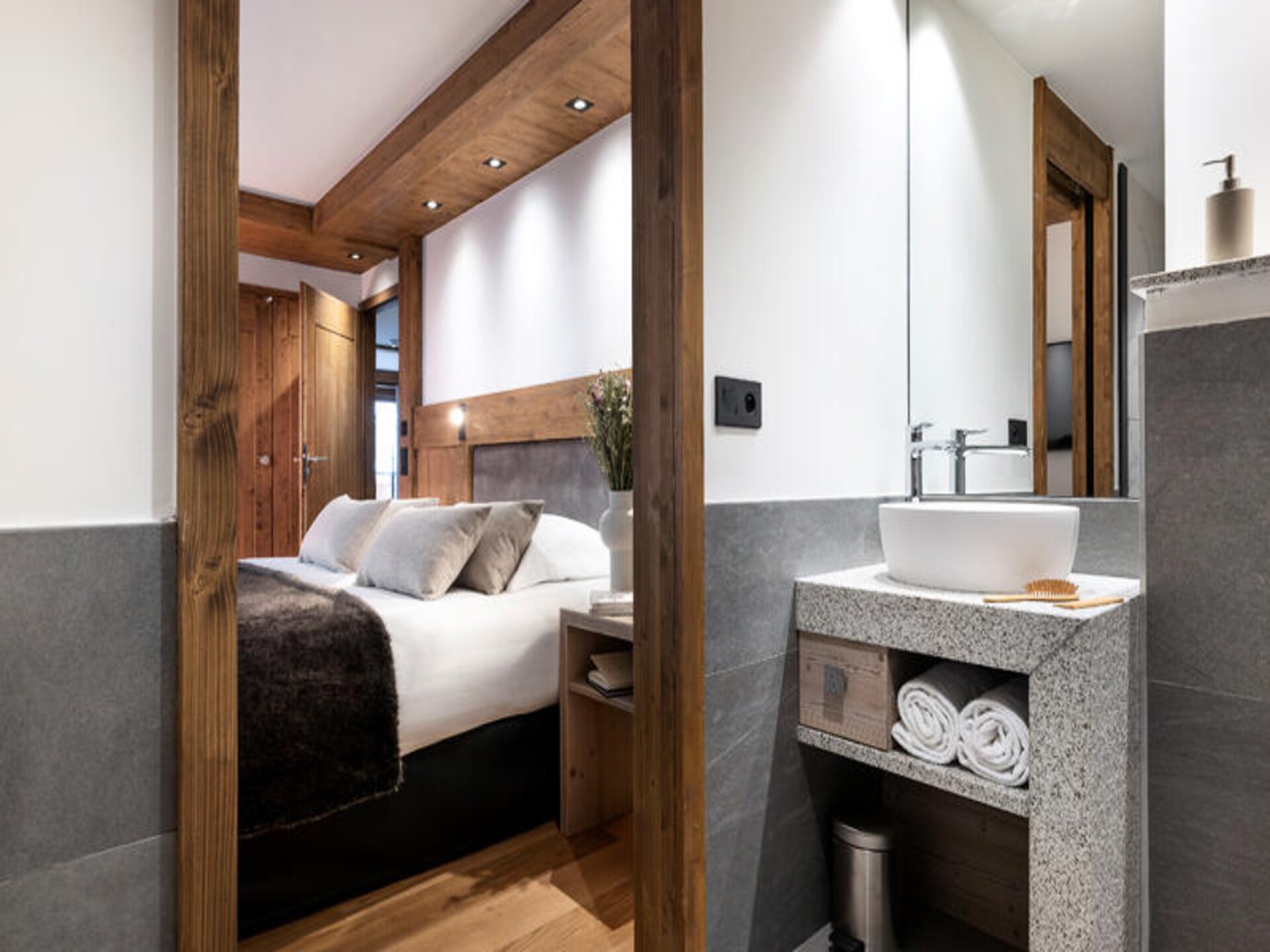 Ruim appartement voor 6 personen in Les Contamines-Montjoie met zwembad en spa - foto 22