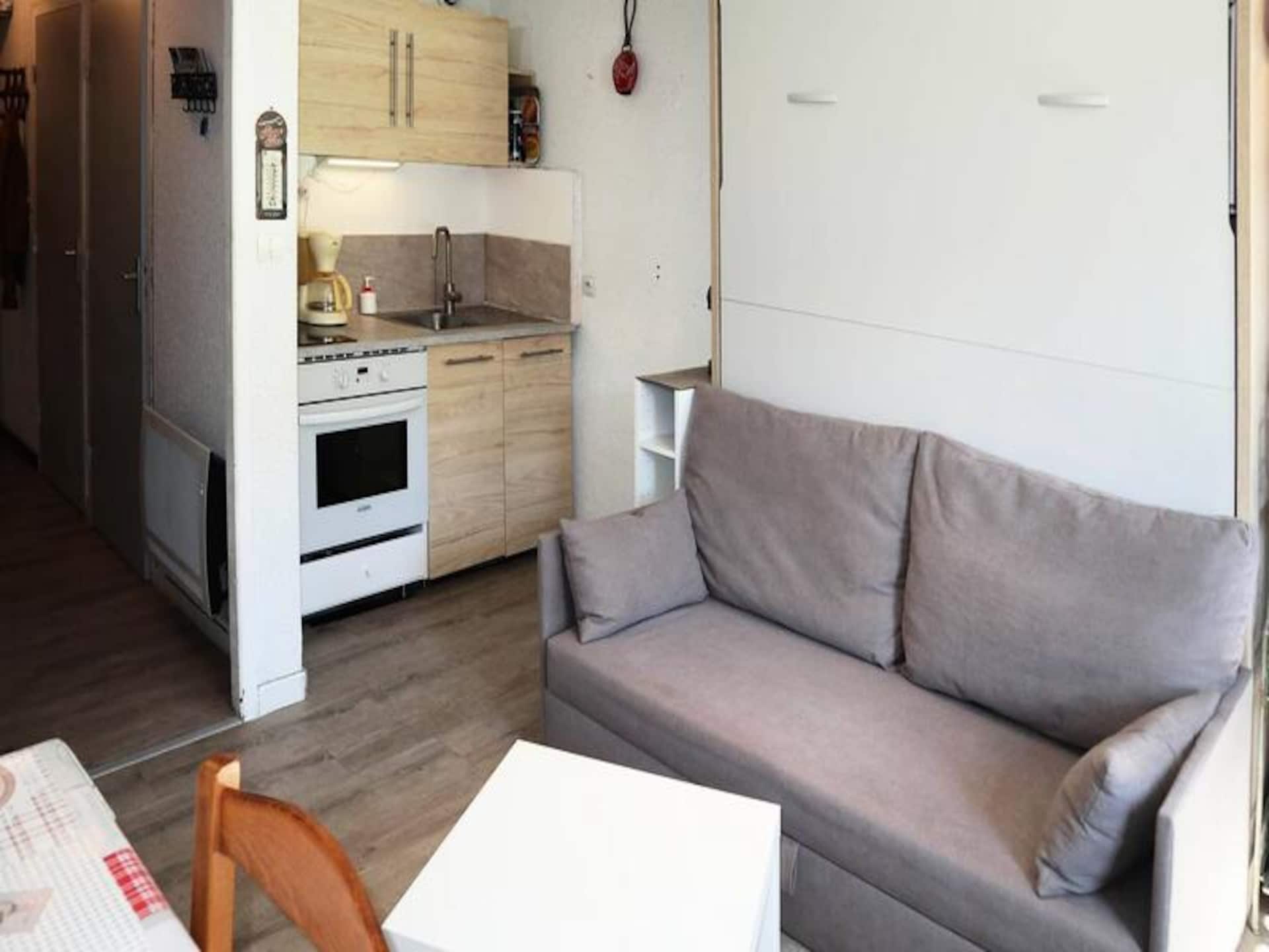 Studio met terras op zuiden & ski-in/ski-out in Les Orres - foto 5