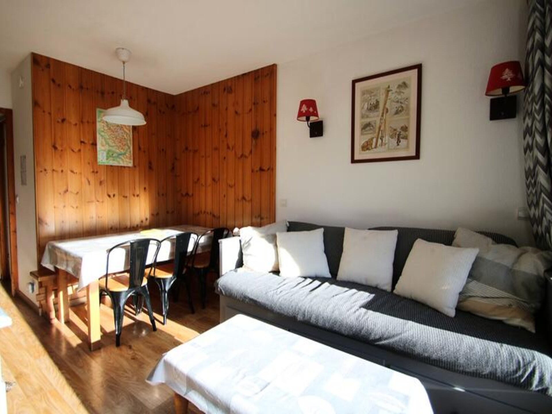 Appartement 6 pers. aan de piste in Puy Saint Vincent met terras - foto 3