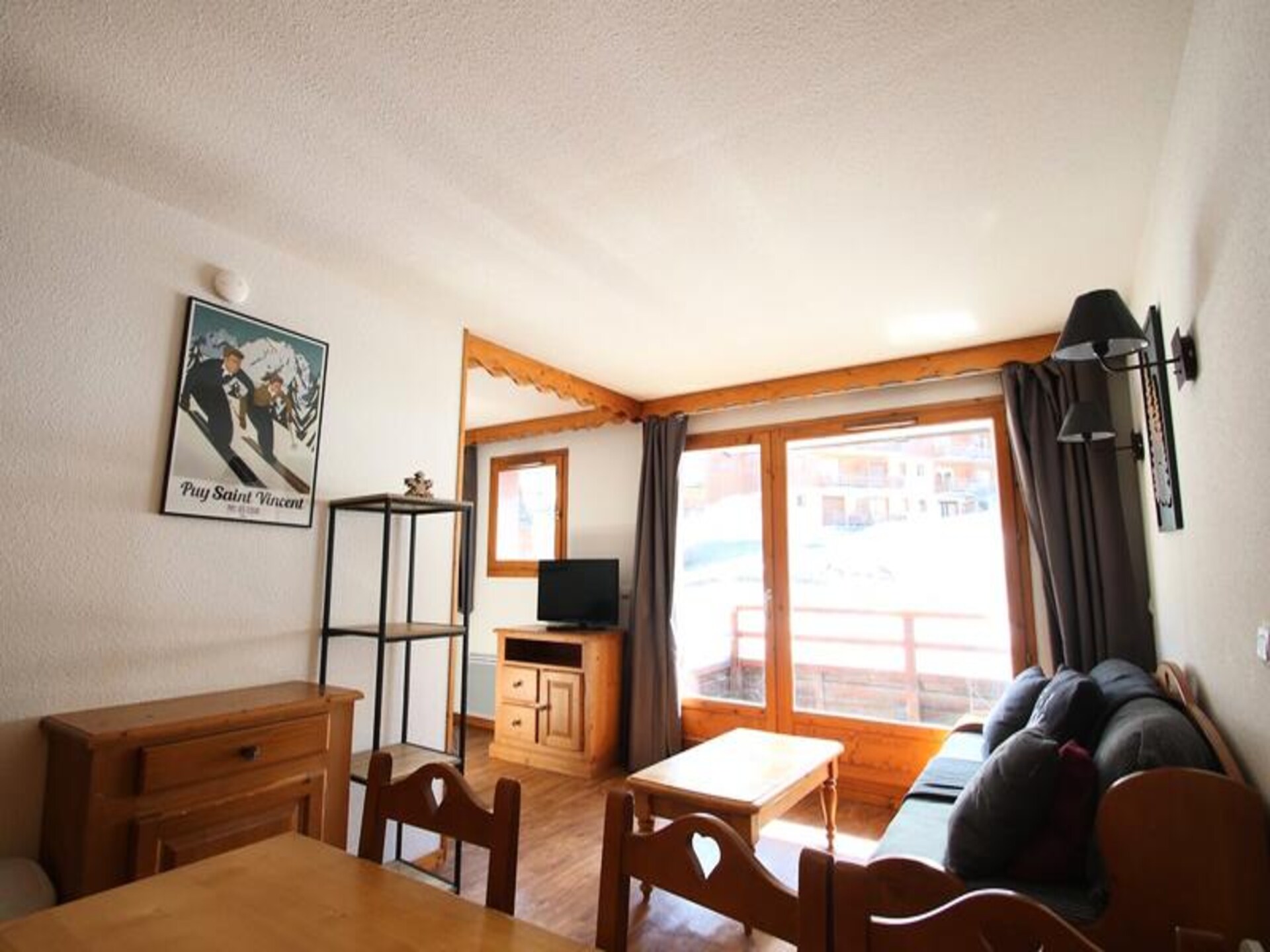 Appartement op 1800m in Puy Saint Vincent met balkon en zwembad - foto 4
