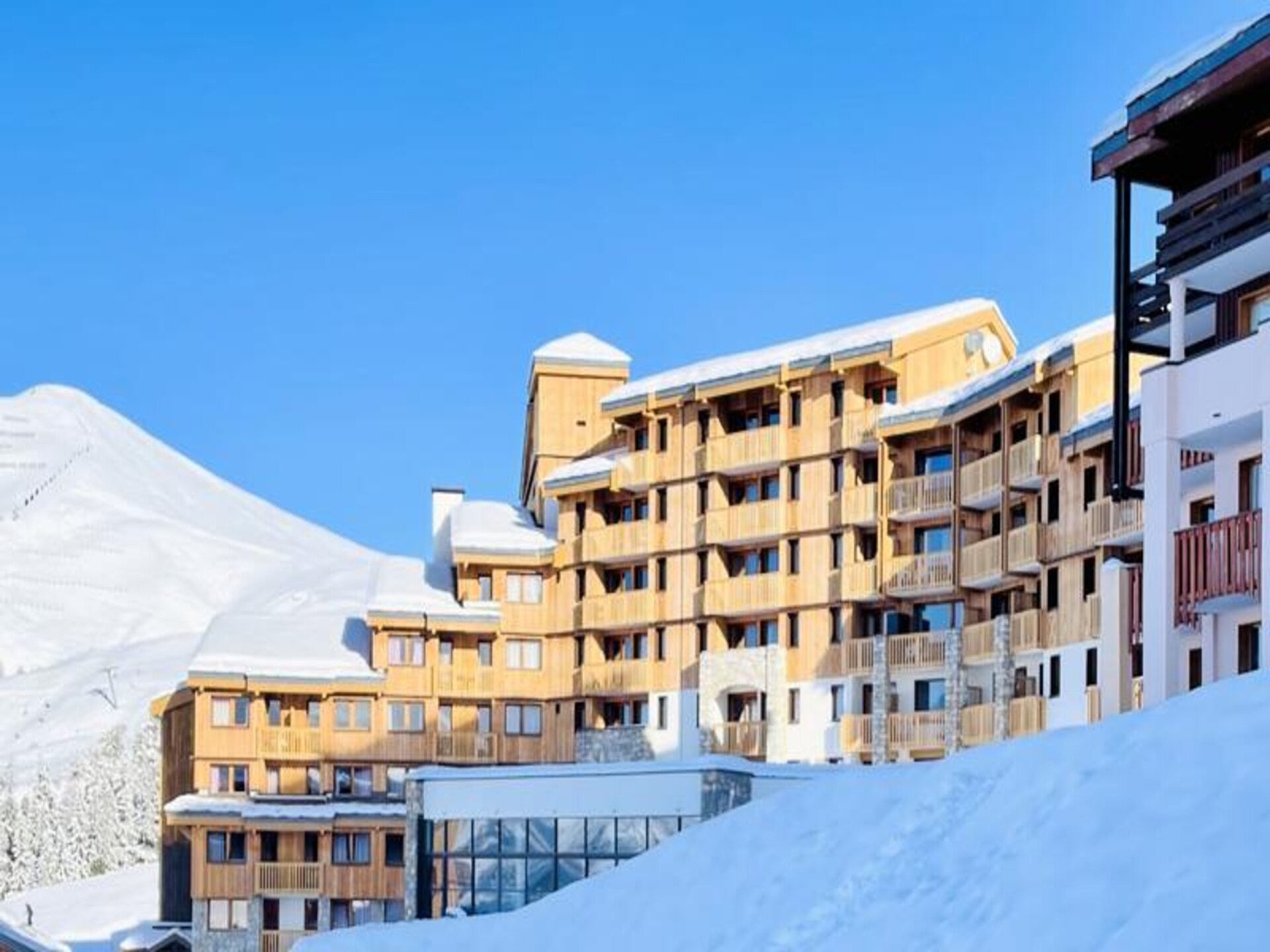 Duplexappartement 6p met zuidbalkon, zwembad & directe piste in Belle Plagne - foto 2