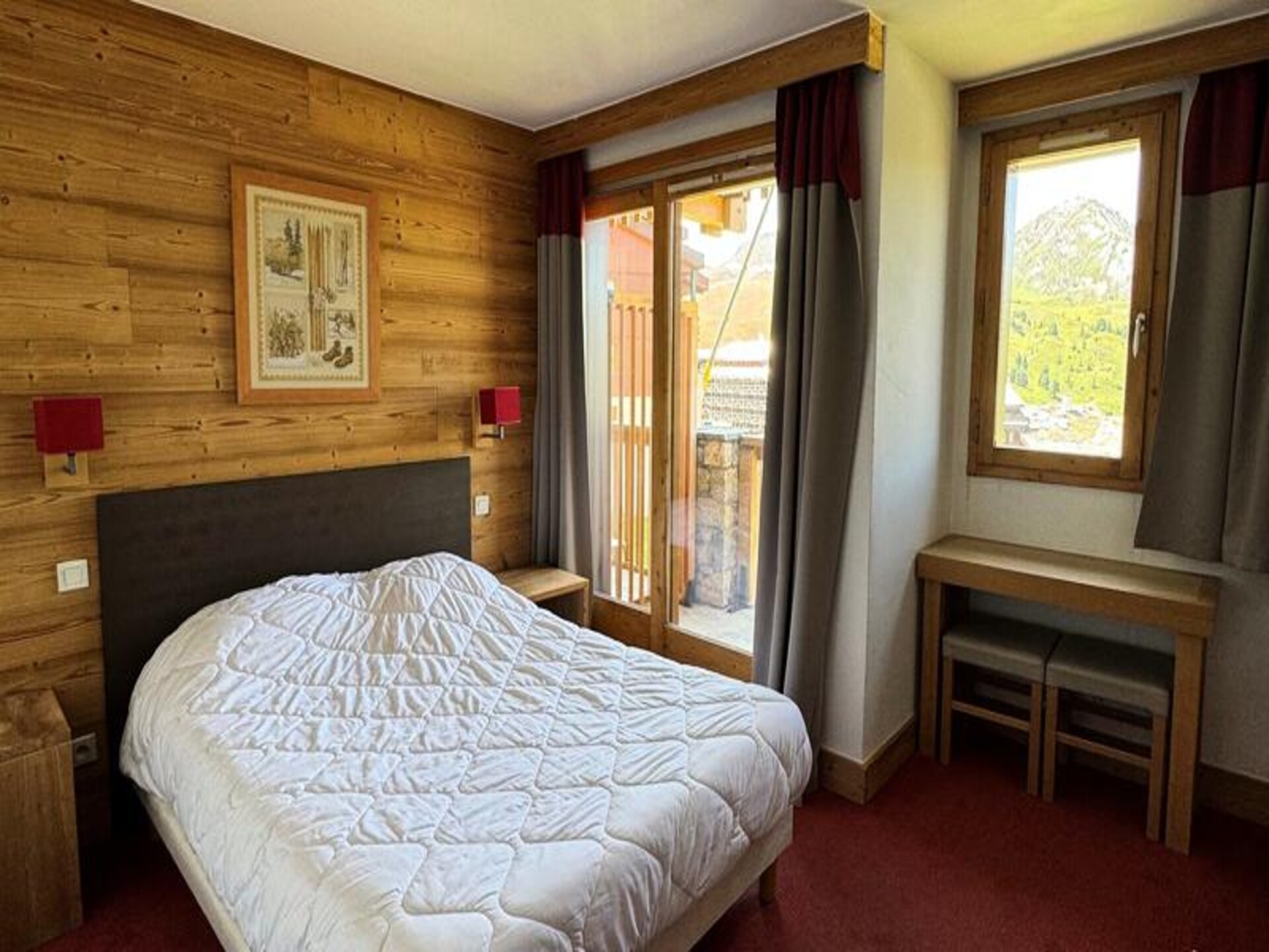 Ruim 10-persoons appartement met zwembad en sauna direct aan de piste in Belle Plagne - foto 12