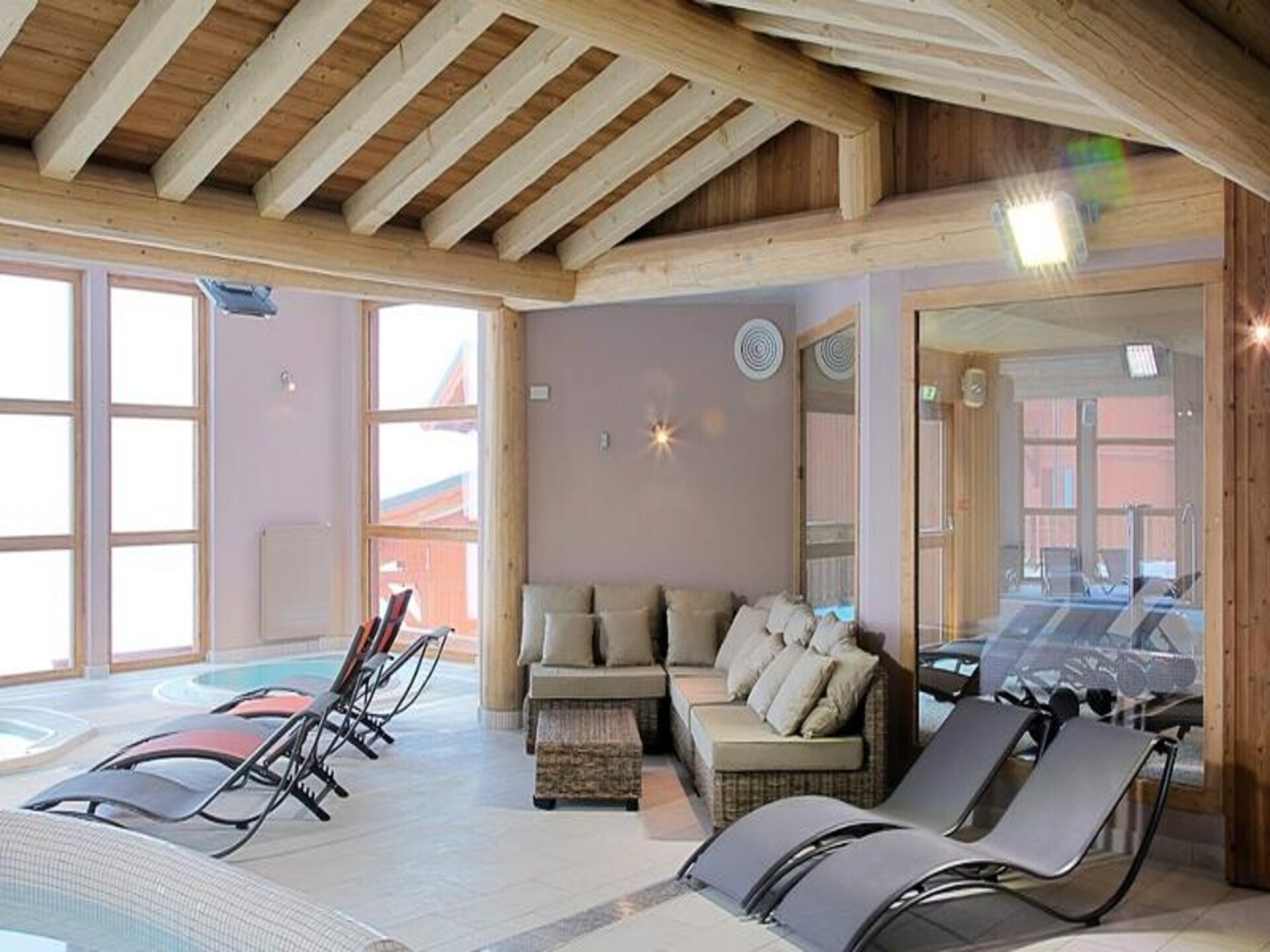 Panoramisch 6-slaapkamerappartement met sauna op 50m van de piste - foto 8