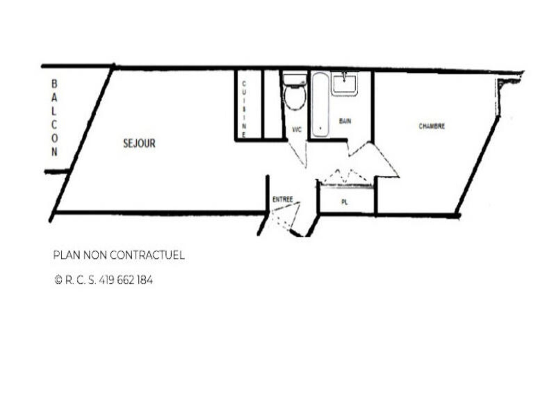 Appartement 5p met directe piste en zuidbalkon in Les Menuires - foto 15