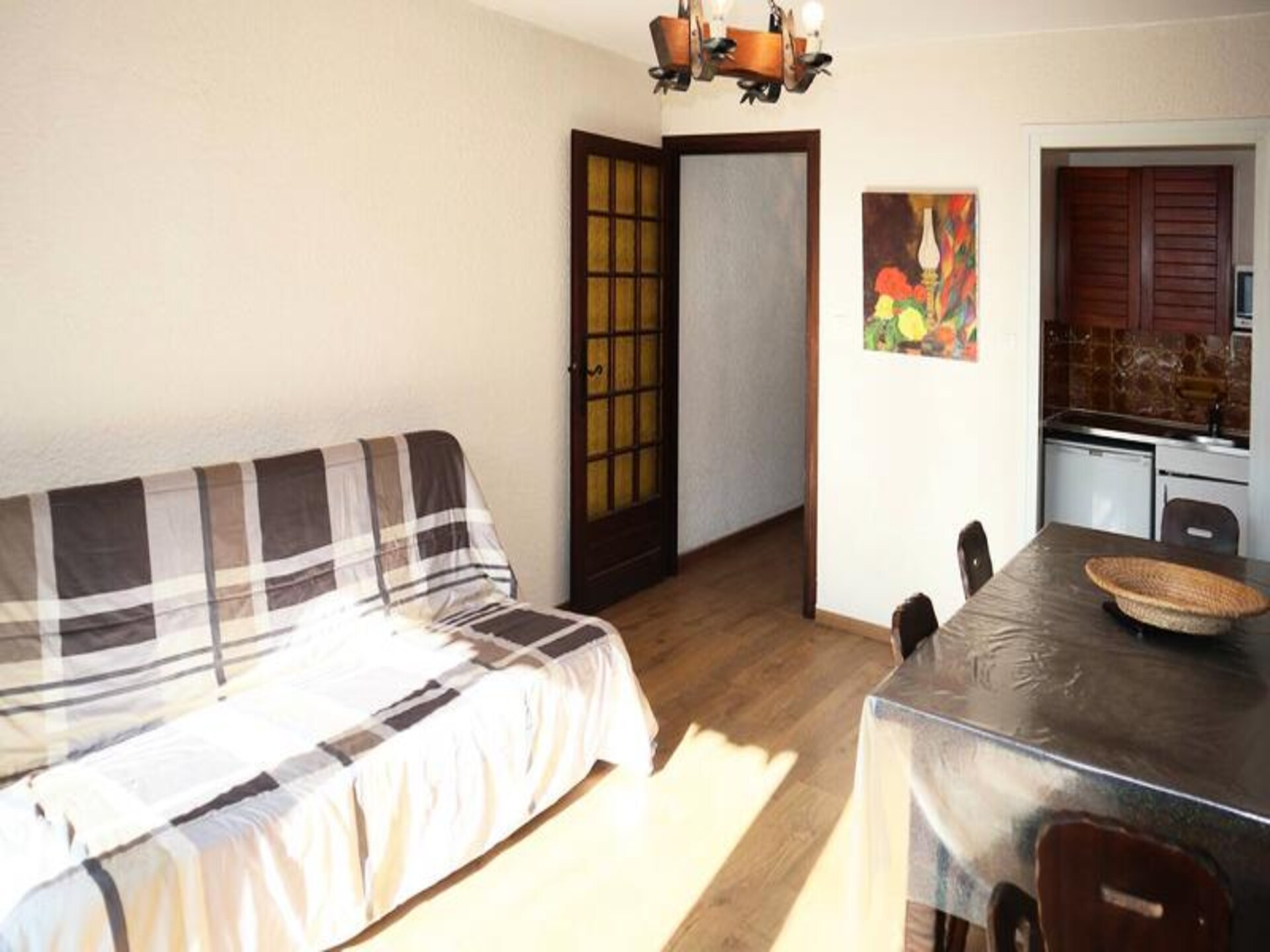 Studio Les Cembros: Ski-in/ski-out op 6e verdieping met zonnig balkon in Les Orres - foto 1