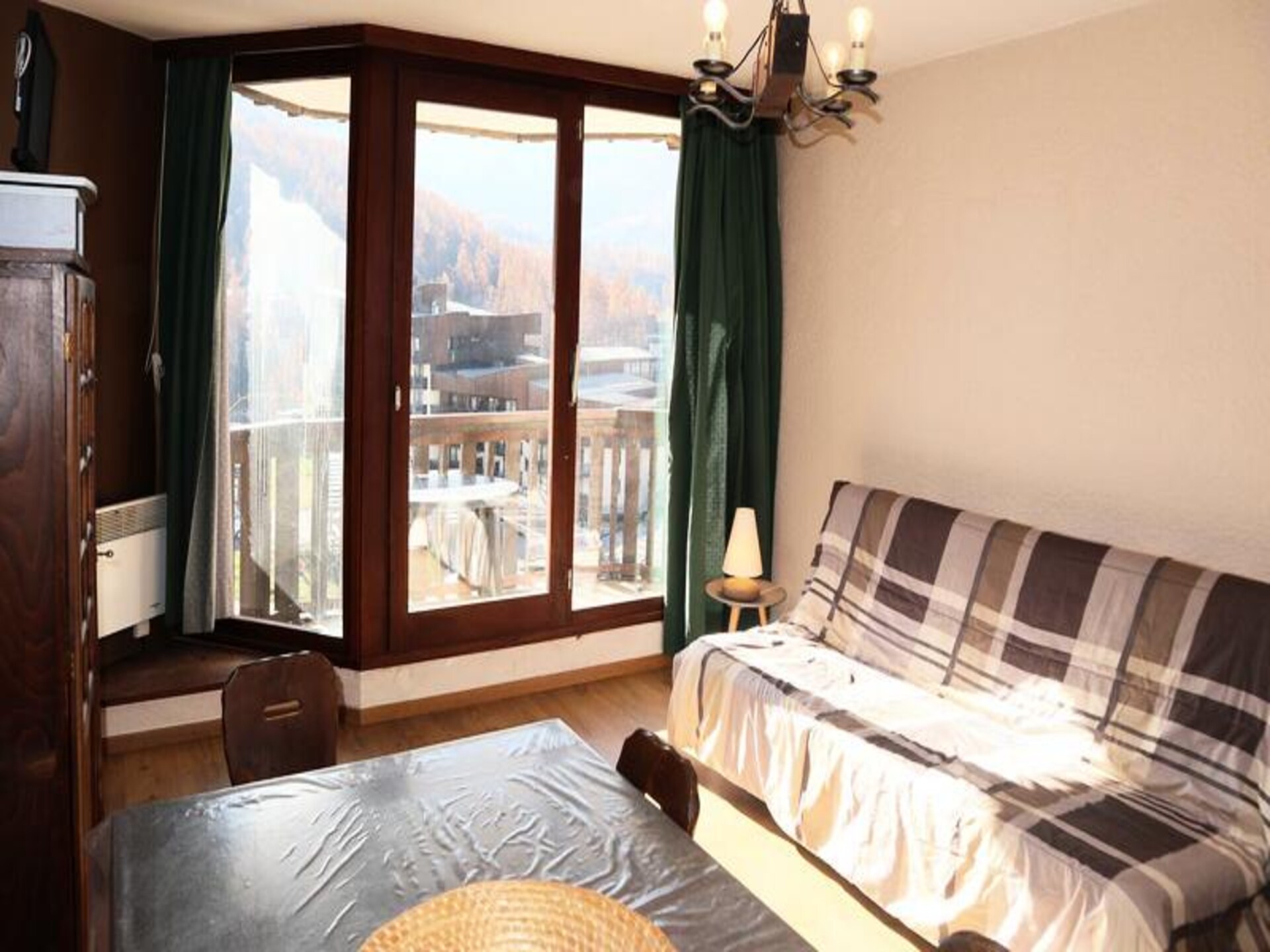 Studio Les Cembros: Ski-in/ski-out op 6e verdieping met zonnig balkon in Les Orres - foto 4