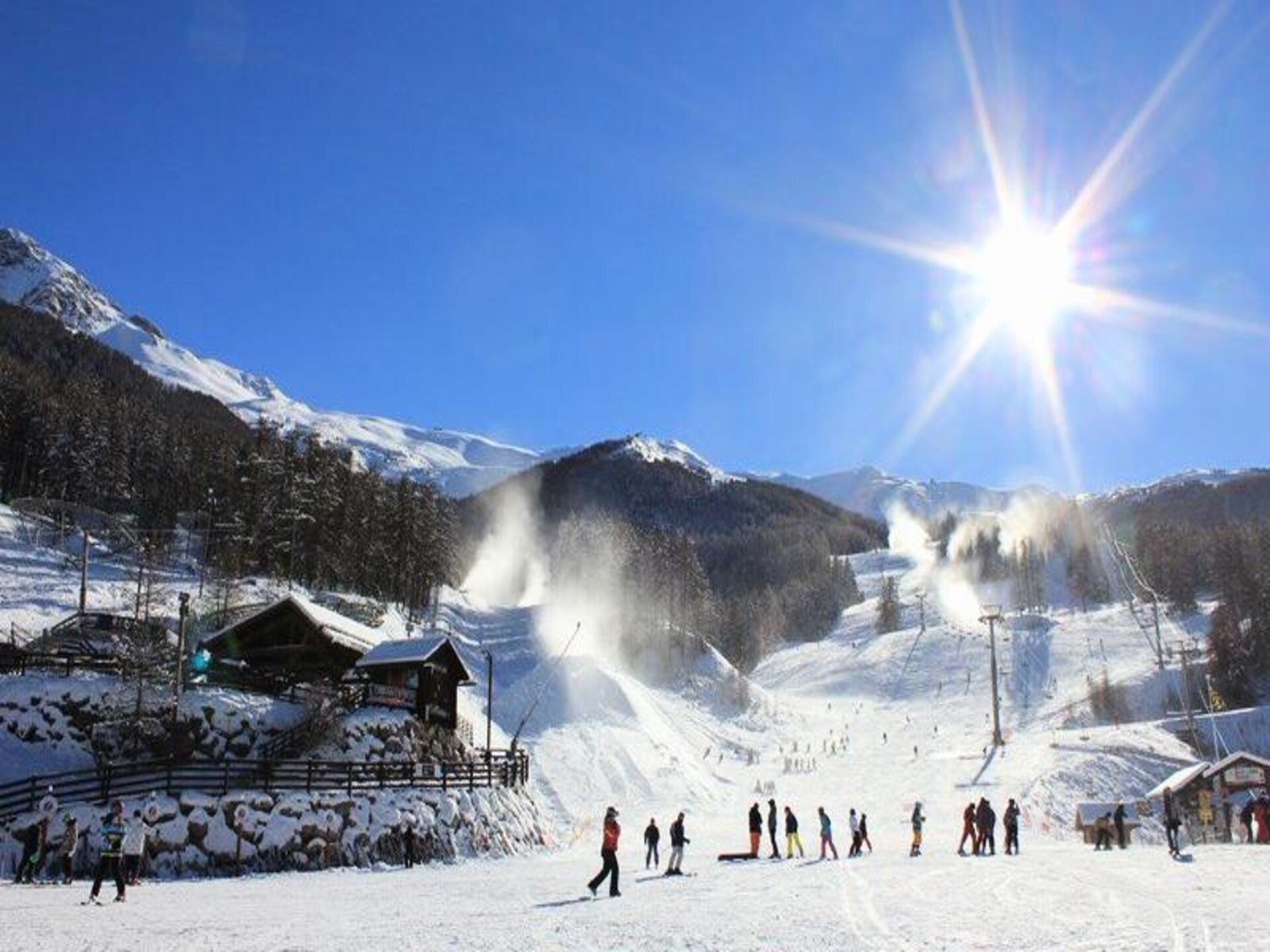 Studio Les Cembros: Ski-in/ski-out op 6e verdieping met zonnig balkon in Les Orres - foto 13