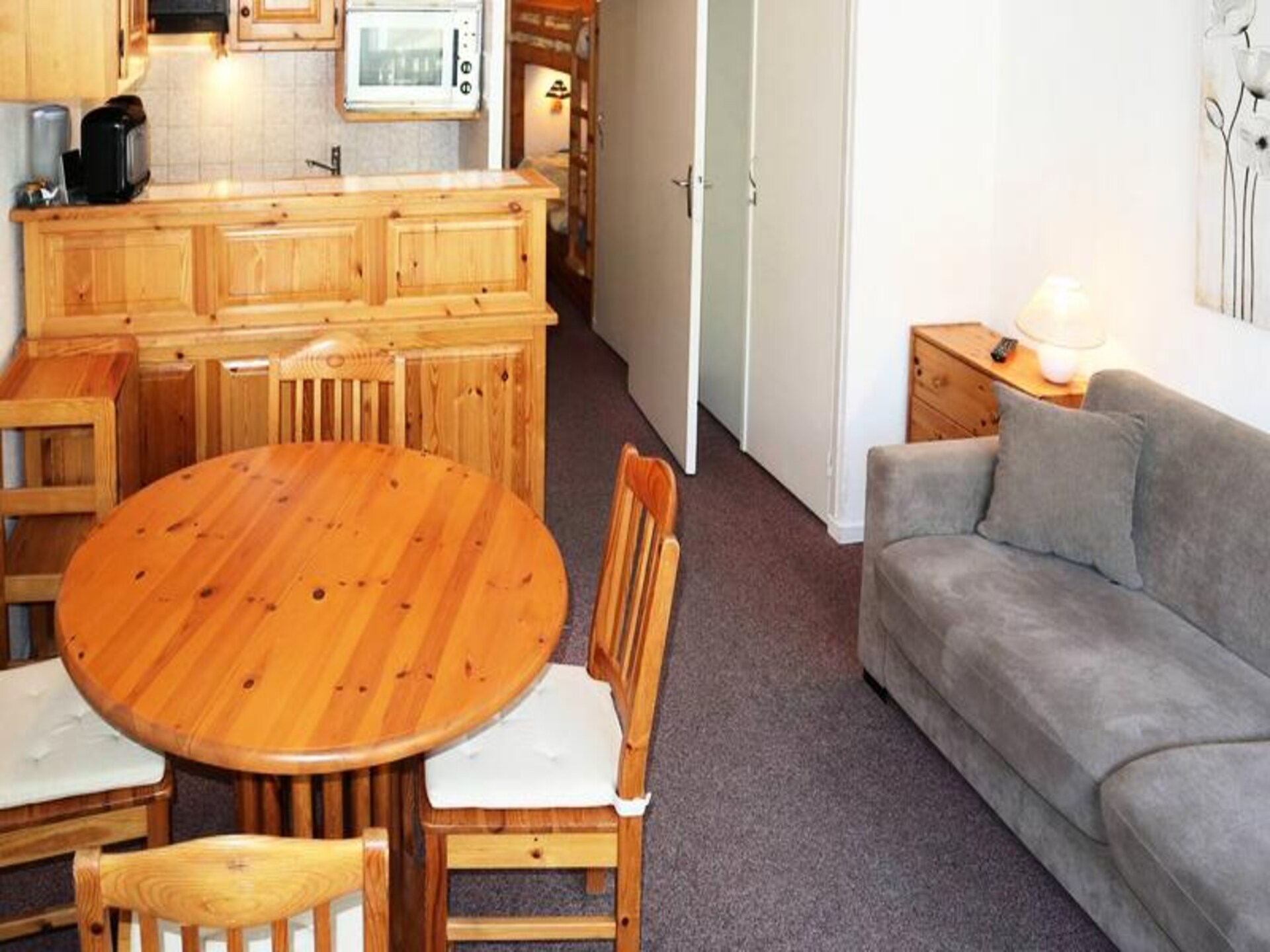 Studio op 5e verdieping met balkon op zuiden en ski-in/ski-out in Les Orres - foto 3