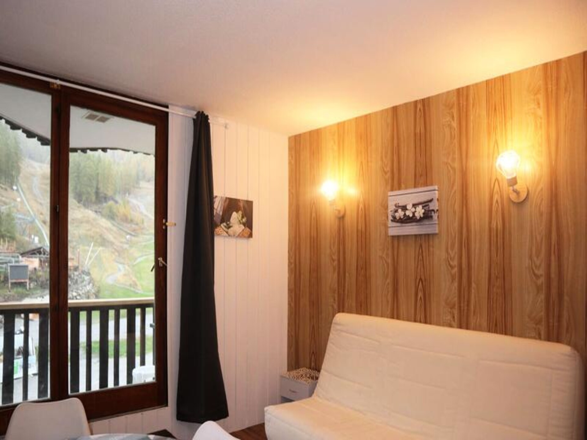 Zonovergoten studio op de piste in Les Orres met panoramisch uitzicht - foto 4
