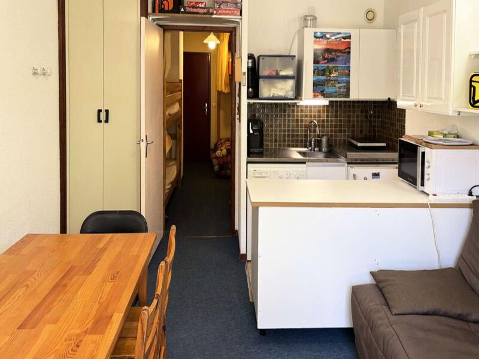 Knus studio-appartement voor 6 aan de voet van de pistes in Les Orres - foto 4