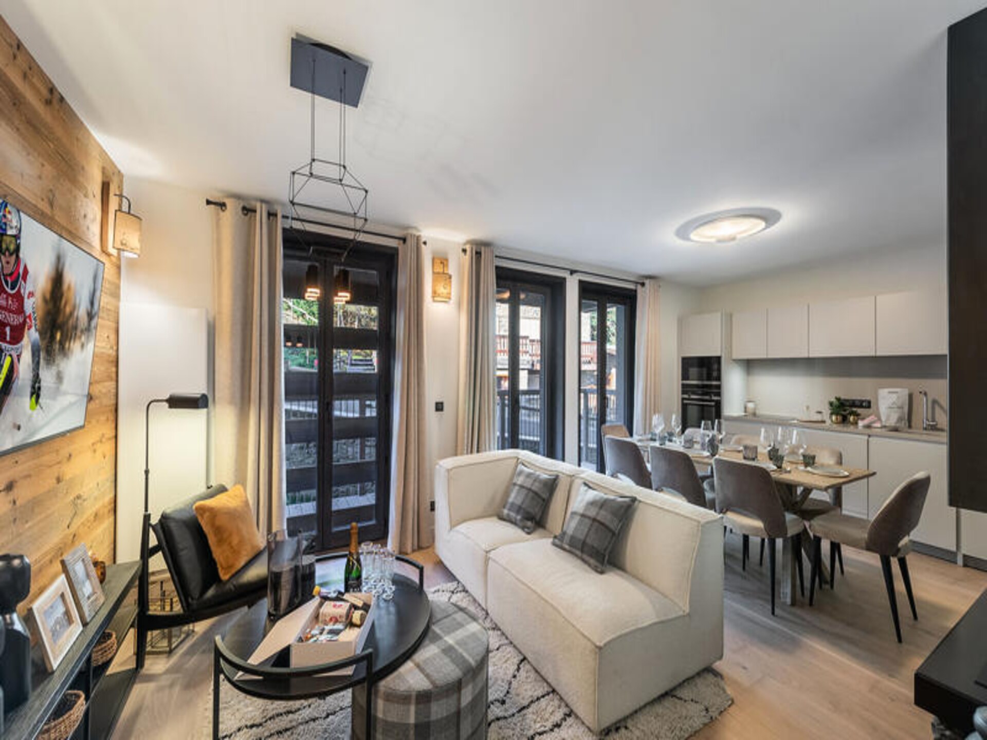 Appartement 4 slaapkamers in Courchevel Village met uitzicht op de Alpen - foto 6
