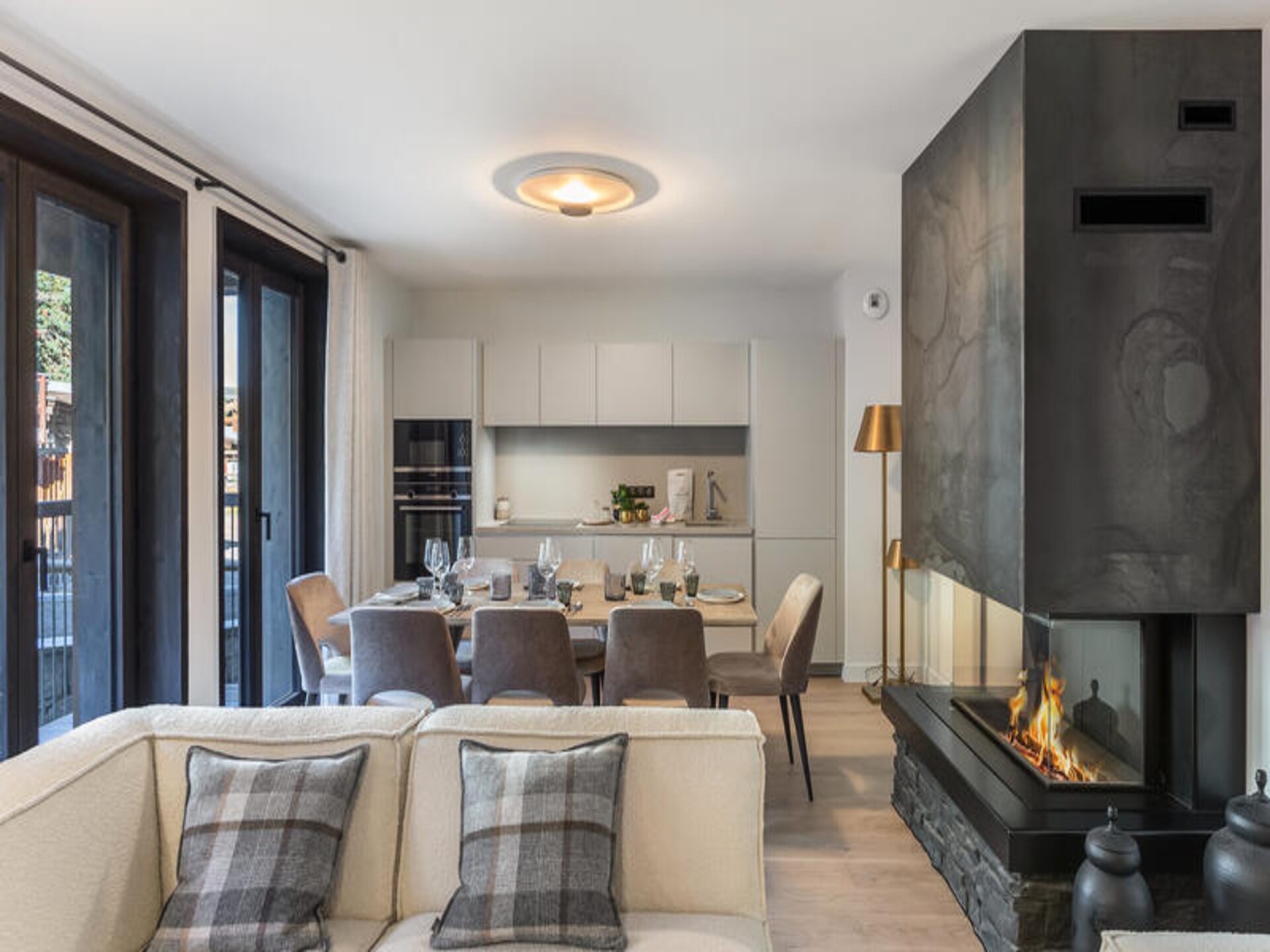 Appartement 4 slaapkamers in Courchevel Village met uitzicht op de Alpen - foto 7