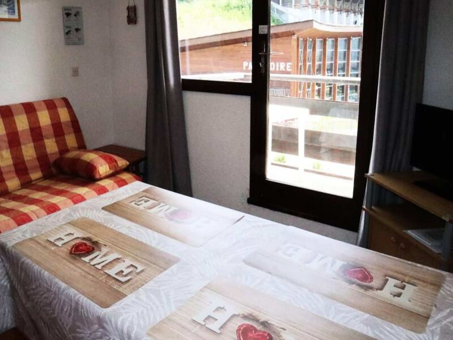Studio aan de piste in Les Orres met balkon en uitzicht op de ijsbaan - foto 2