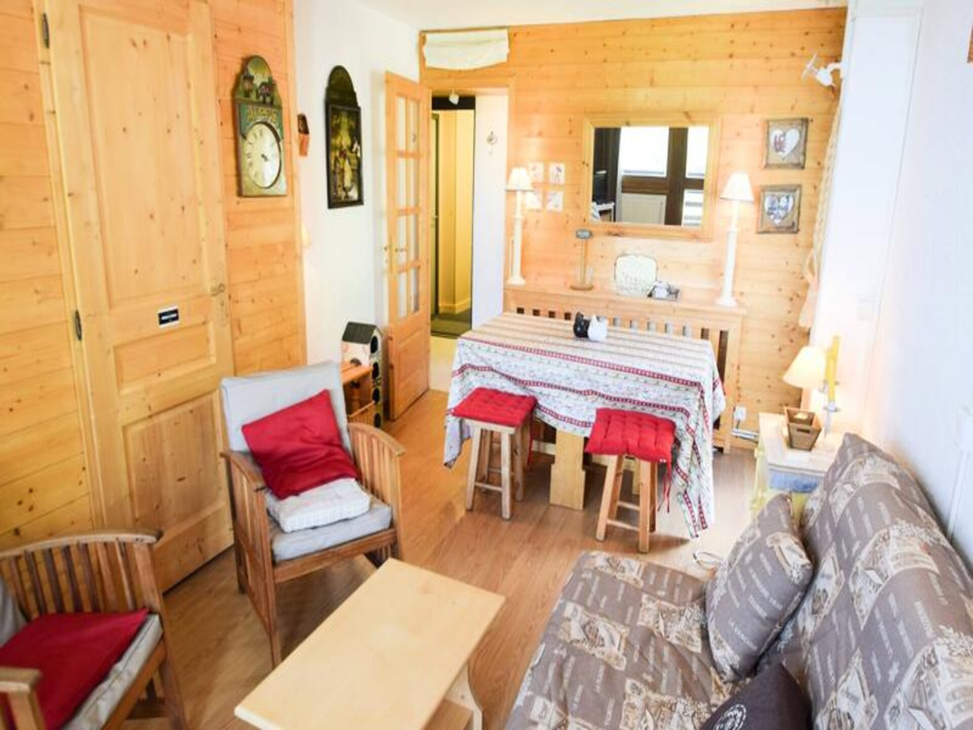 Appartement met Mont Blanc-uitzicht in Plagne Centre, 5 pers., ski-in/ski-out - foto 1
