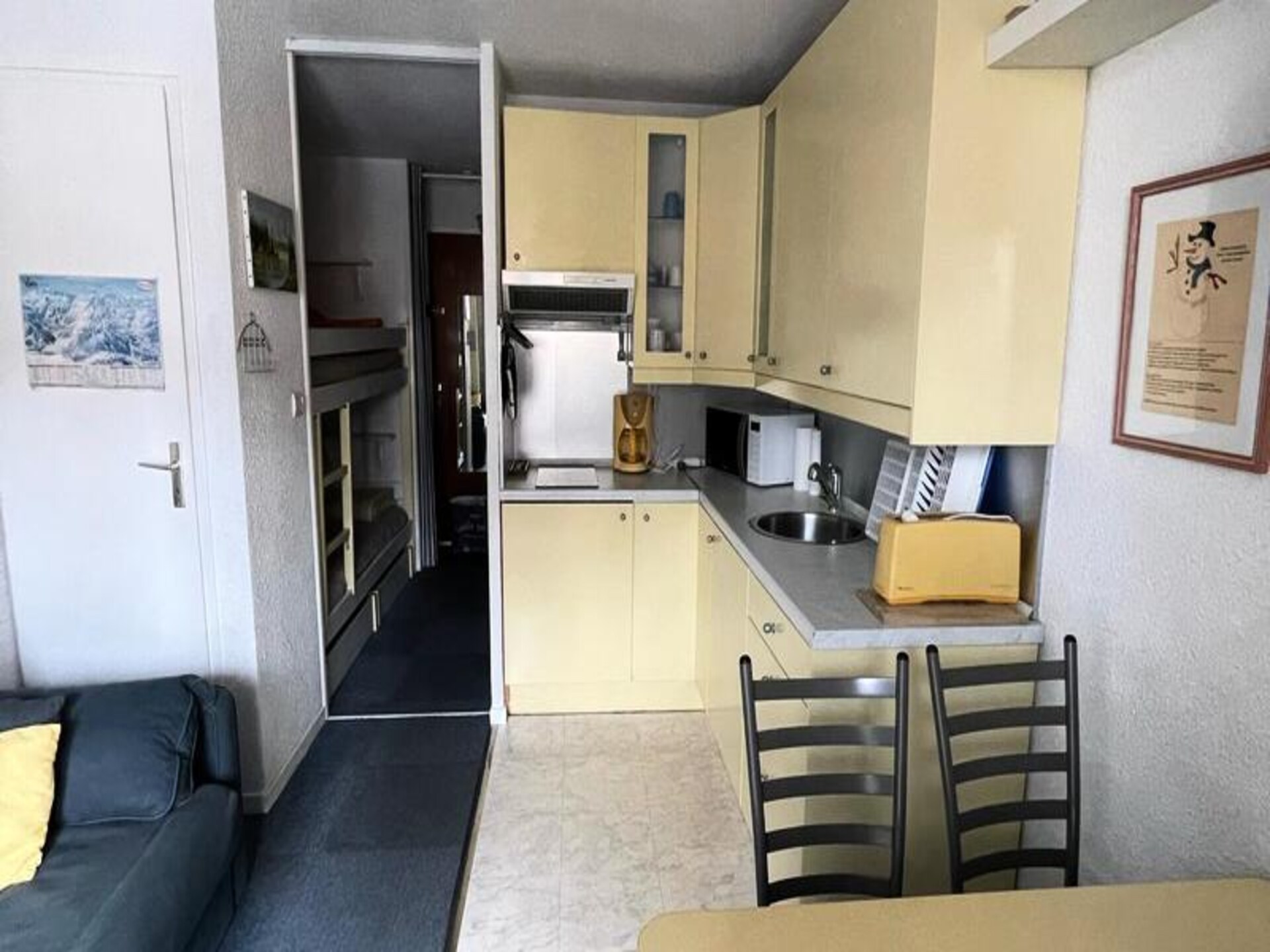 Appartement 4p met balkon op zuiden, direct aan de piste in Risoul - foto 15