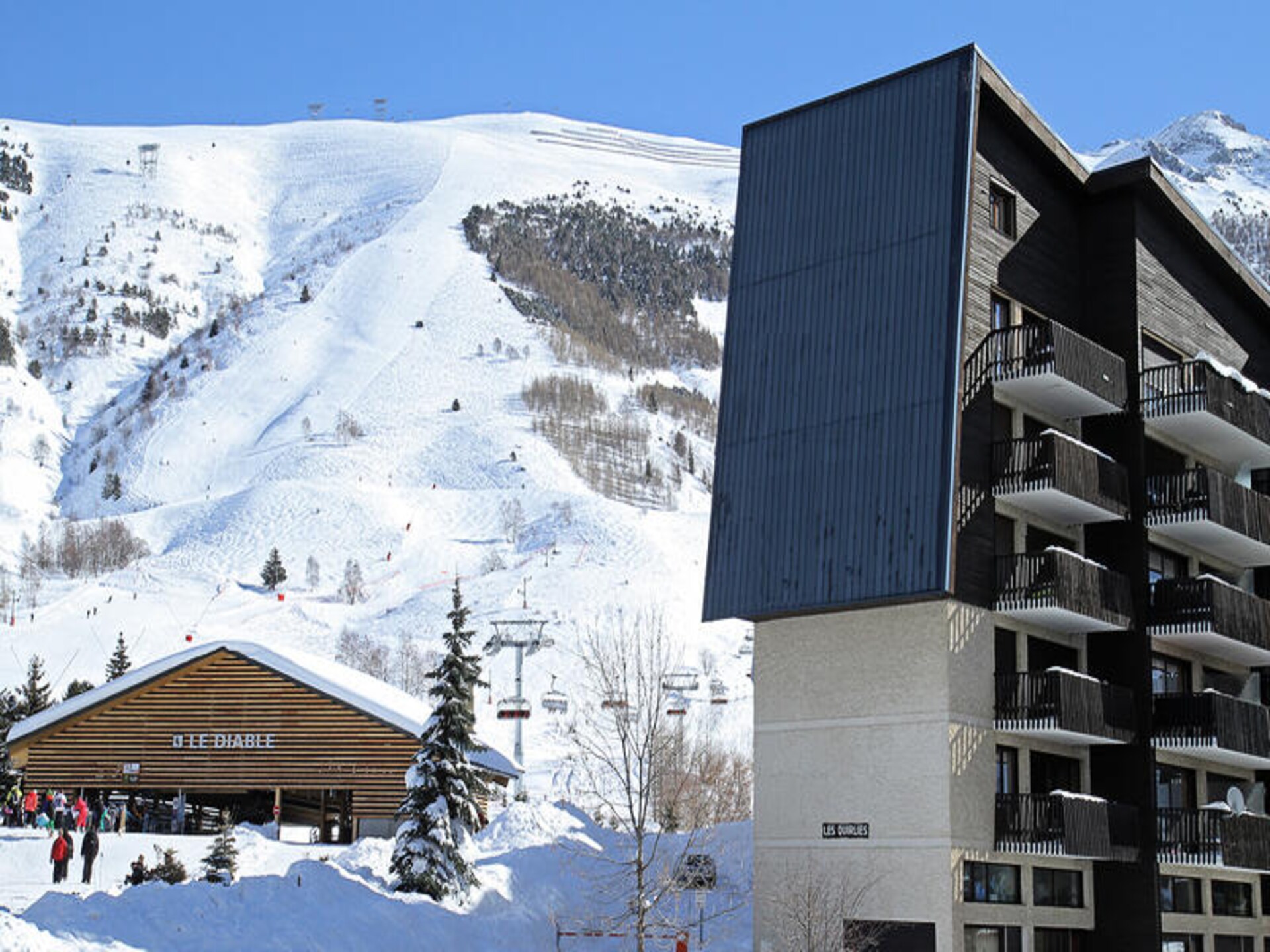 Knus appartement op 50m van de Diable skilift in Les Deux Alpes - foto 2