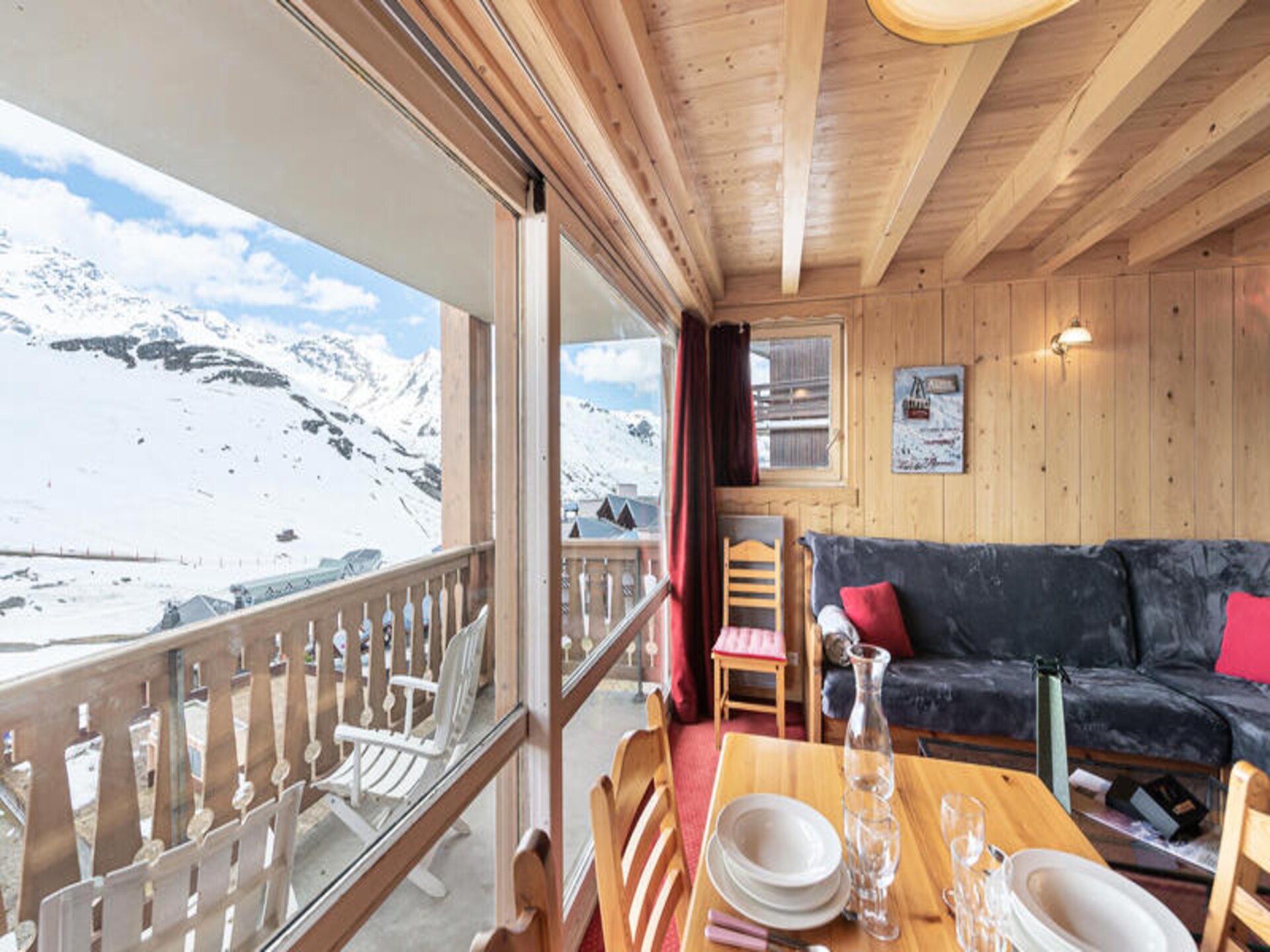 Zonovergoten appartement op 50m van de piste in Val Thorens - foto 13