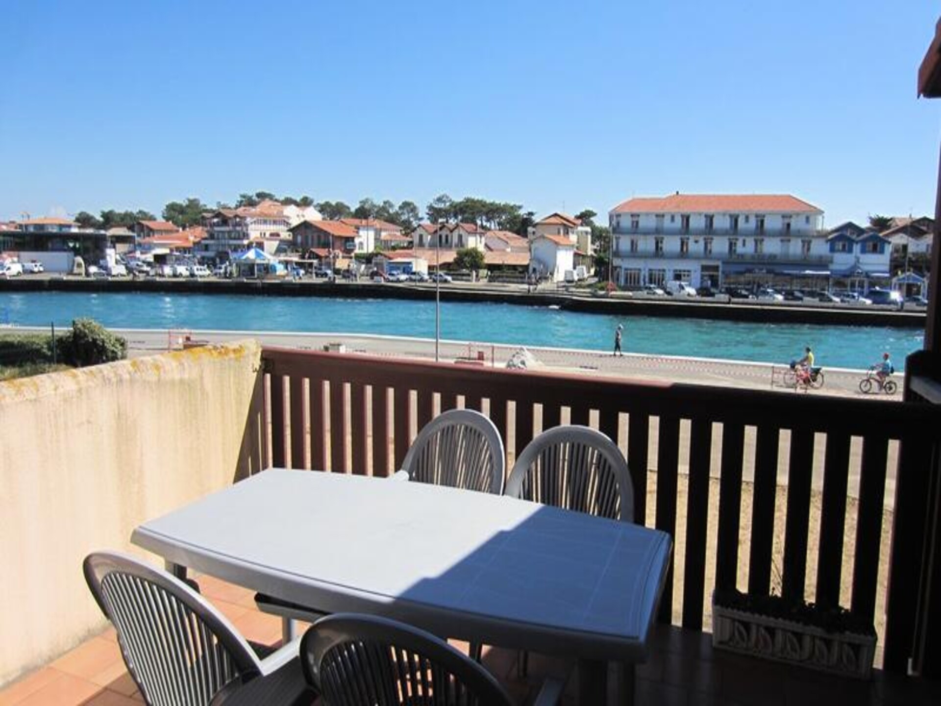 Knus appartement aan de jachthaven van Capbreton met terras en kanaalzicht - foto 1