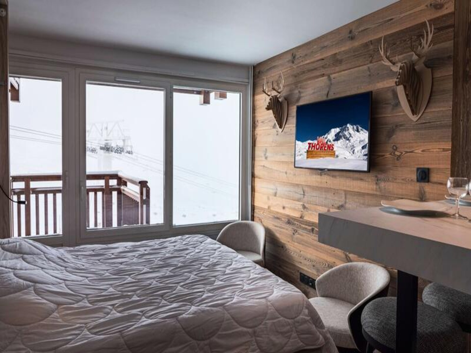 Knus appartement in Val Thorens met directe ski-toegang en zuidbalkon - foto 3