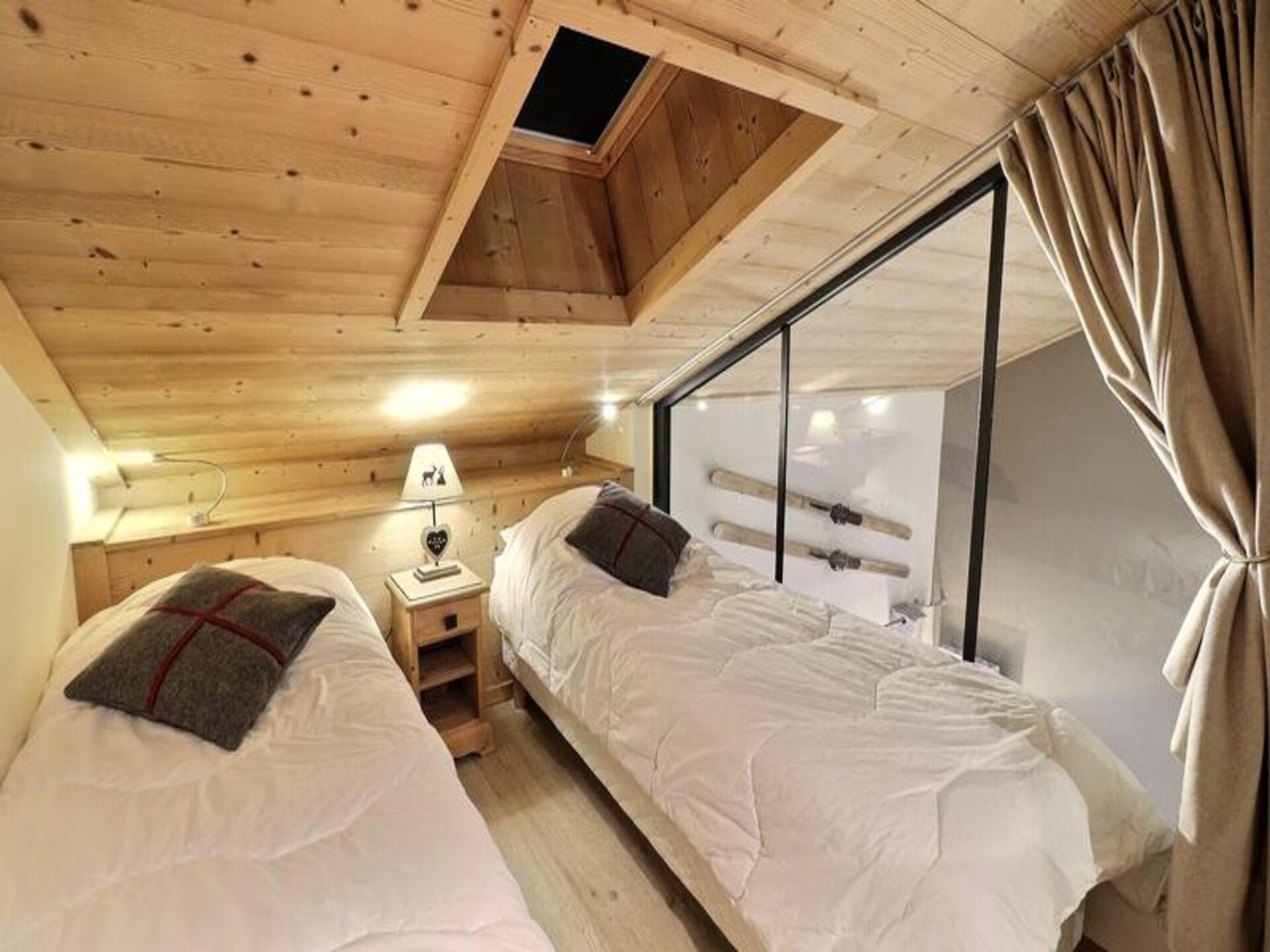 Duplexappartement Résidence Antares, Méribel: 6p, 350m van pistes, zuidbalkon - foto 6