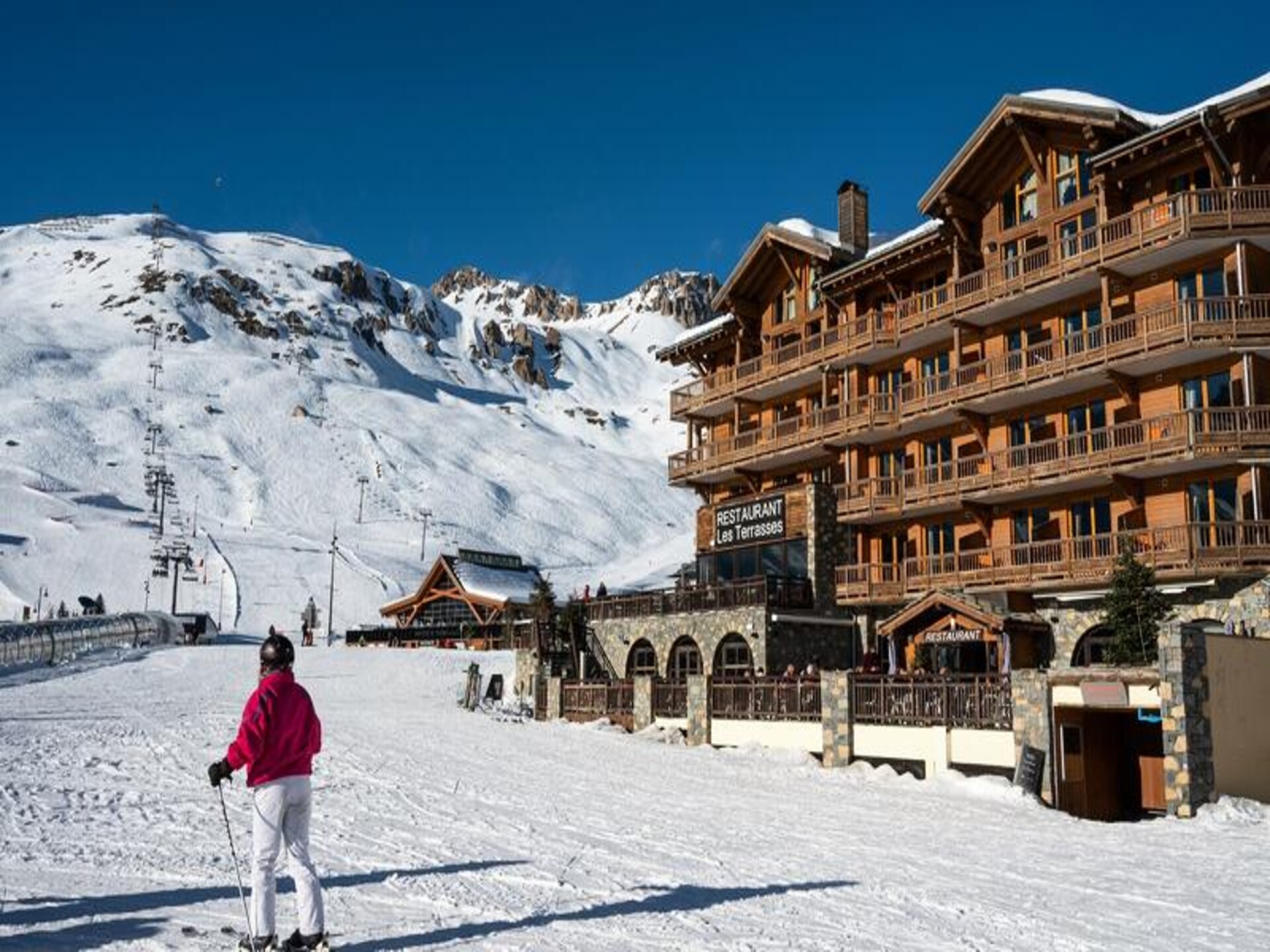 Knus studio-appartement in ski-in/ski-out hotel Le Levanna in Tignes Le Lac - foto 6