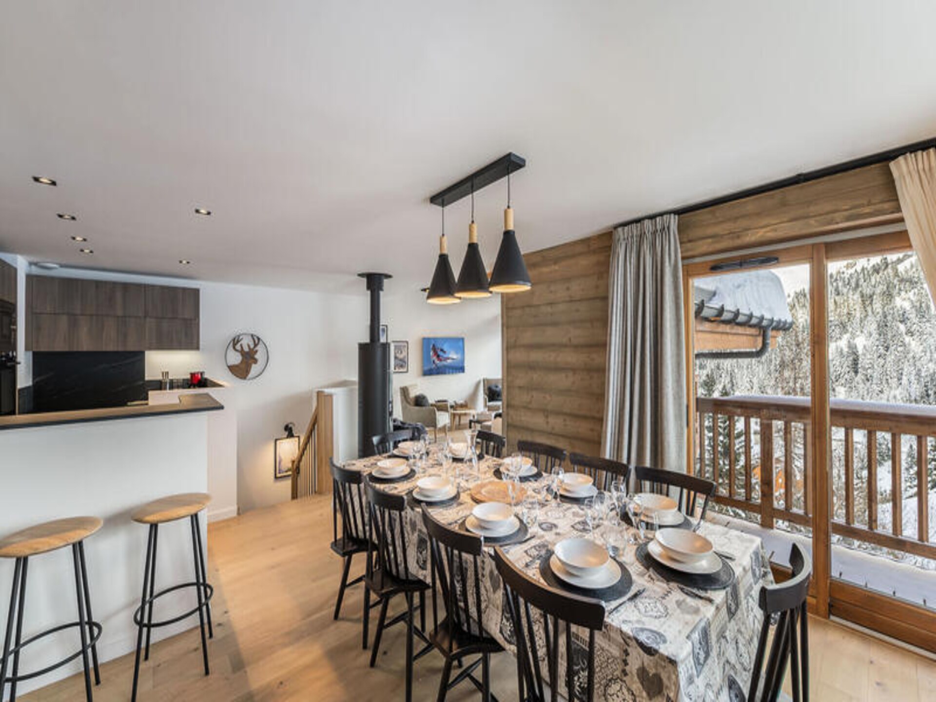 Ruim chalet op 1750m met panoramisch uitzicht, vlakbij de piste in Méribel-Mottaret - foto 3