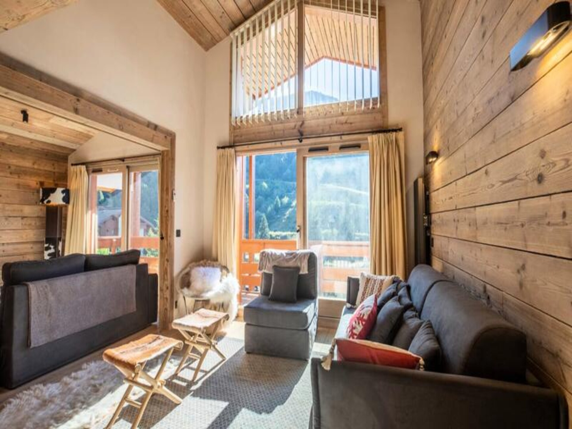Penthouse-appartement met sauna direct aan de piste in Méribel Mottaret - foto 9