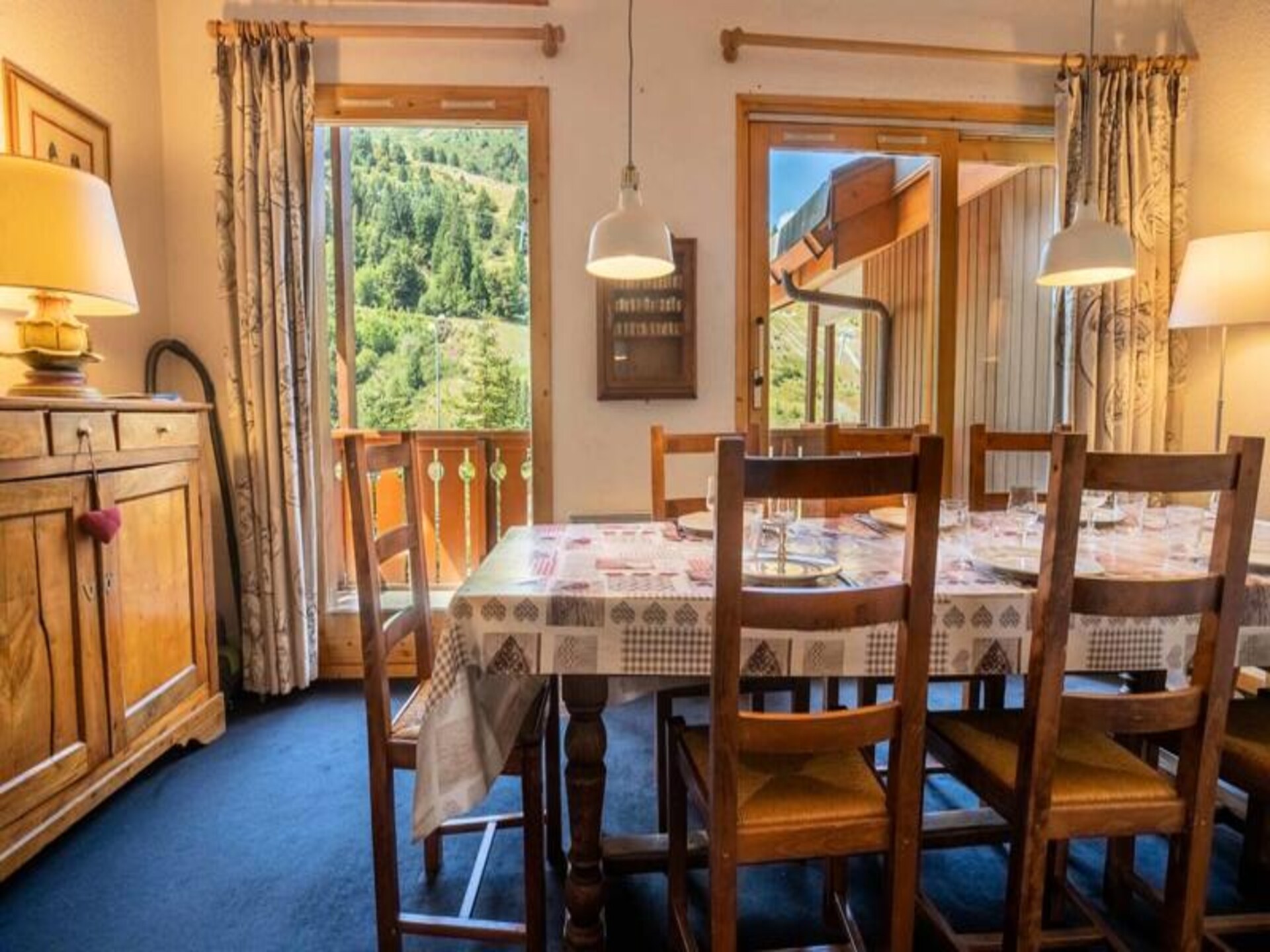 Triplex appartement op de piste in Méribel Mottaret voor 8 personen - foto 7