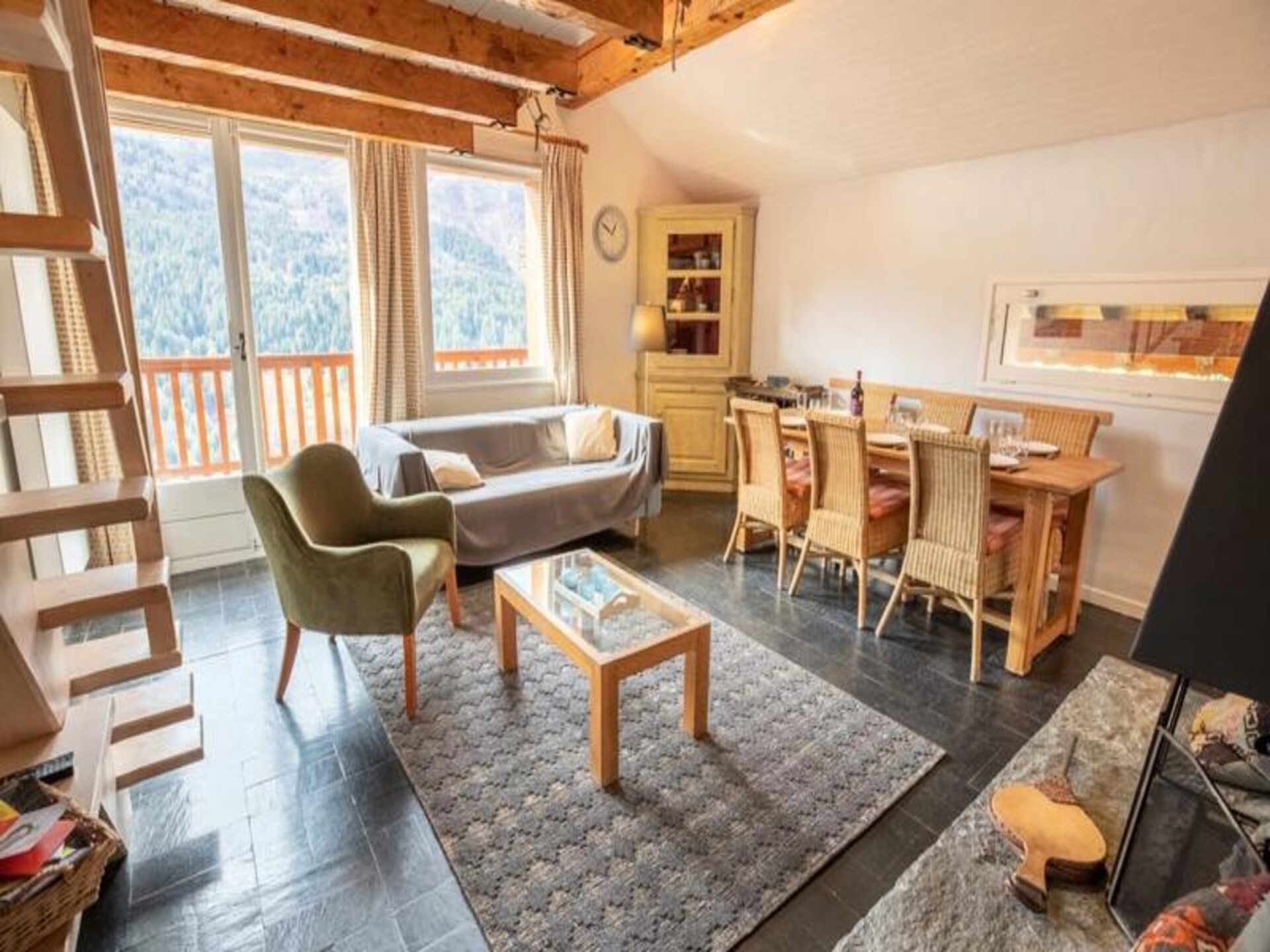 Duplex voor 6 personen in Méribel met uitzicht op de Alpen, vlakbij de piste - foto 1