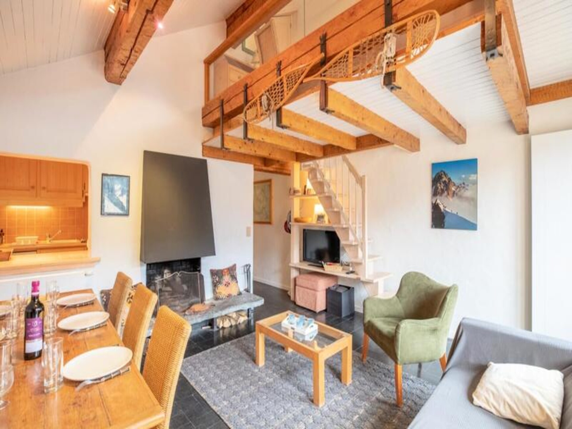Duplex voor 6 personen in Méribel met uitzicht op de Alpen, vlakbij de piste - foto 2