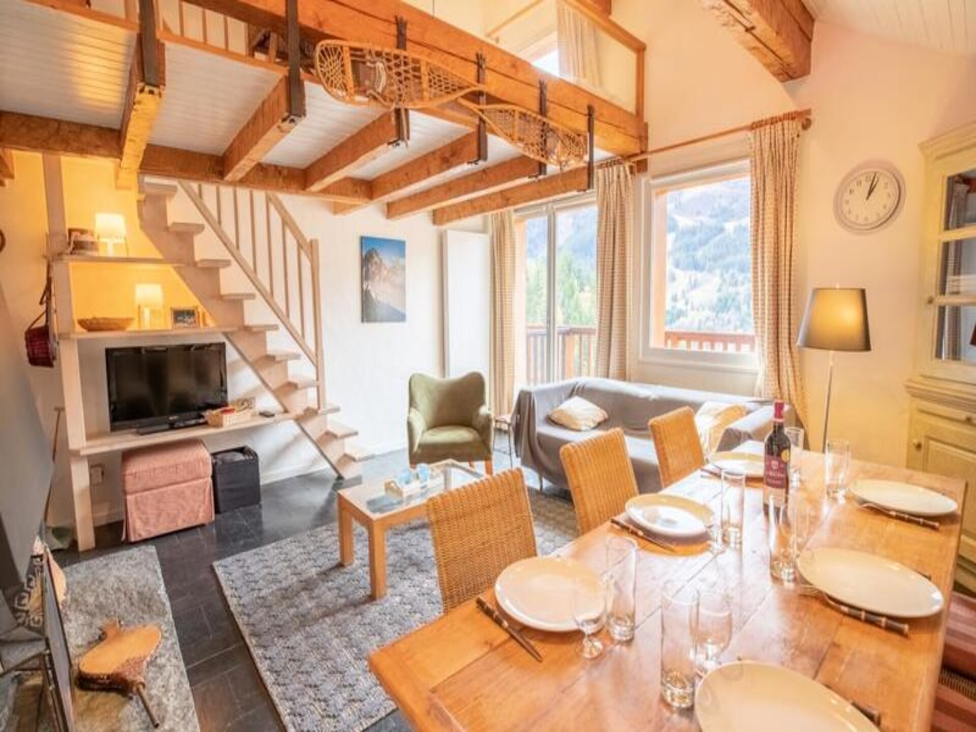 Duplex voor 6 personen in Méribel met uitzicht op de Alpen, vlakbij de piste - foto 5