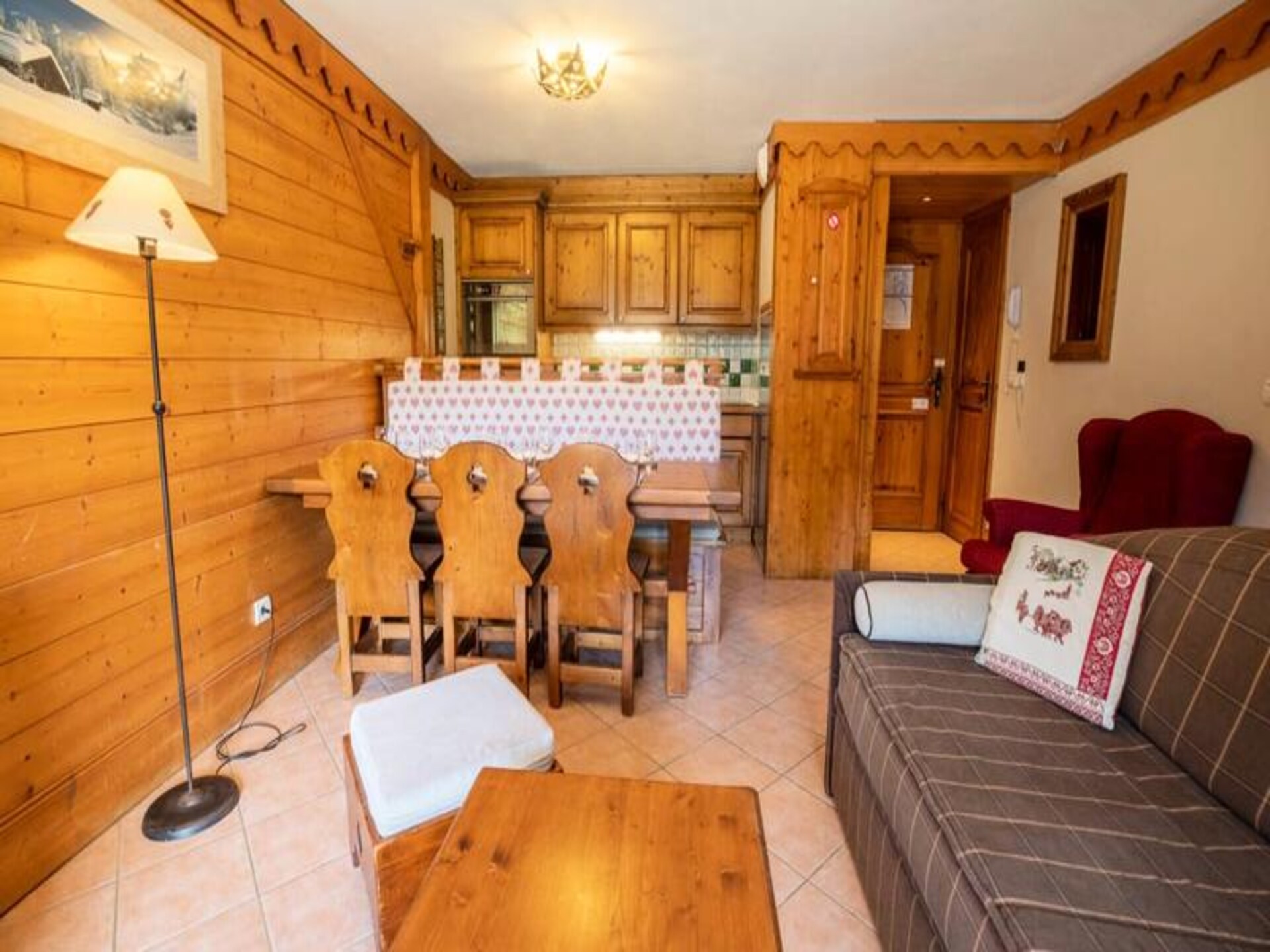 Ski-in/ski-out appartement aan de Lapin-piste in Méribel Village voor 6 personen - foto 4